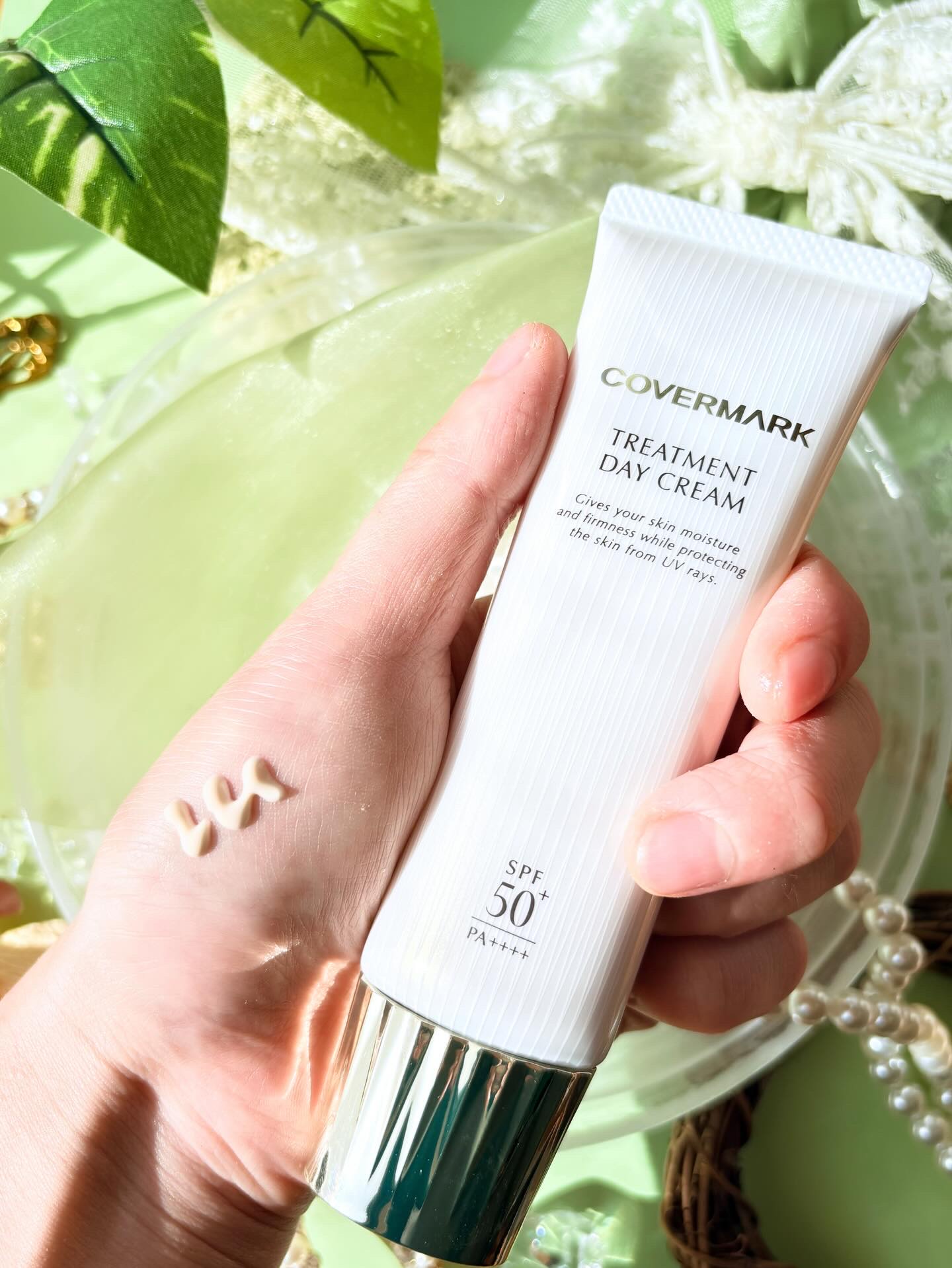 トリートメント デイ クリーム/COVERMARK/日焼け止めクリームを使ったクチコミ（2枚目）