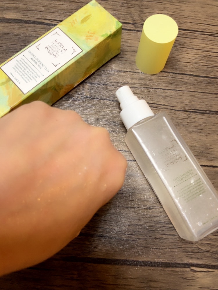 清柑柚子コンブチャパフュームヘア&ボディミスト/TEABLESS/ヘアミストを使ったクチコミ（3枚目）