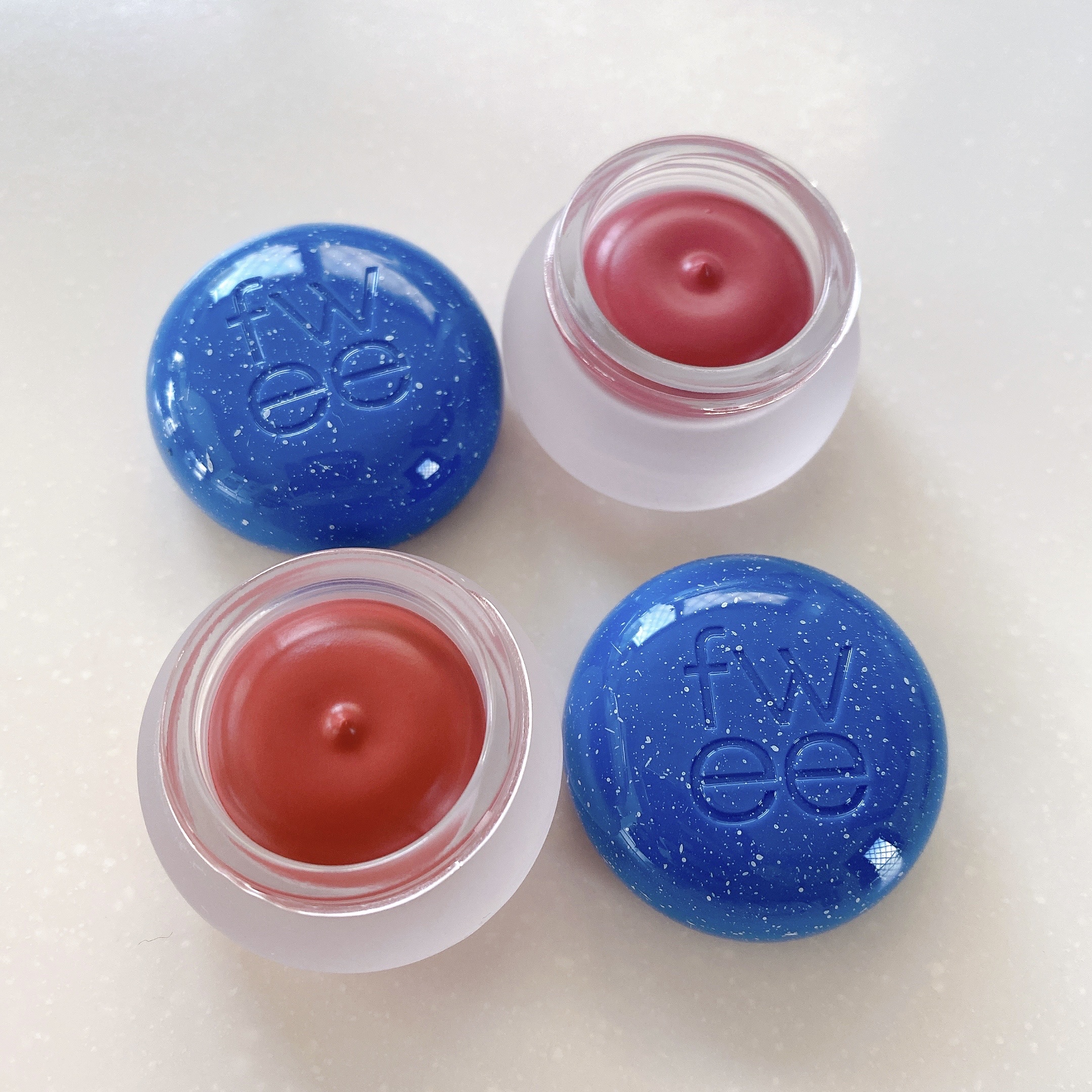 リップアンドチーク ブラーリープリンポット/fwee/口紅を使ったクチコミ（1枚目）