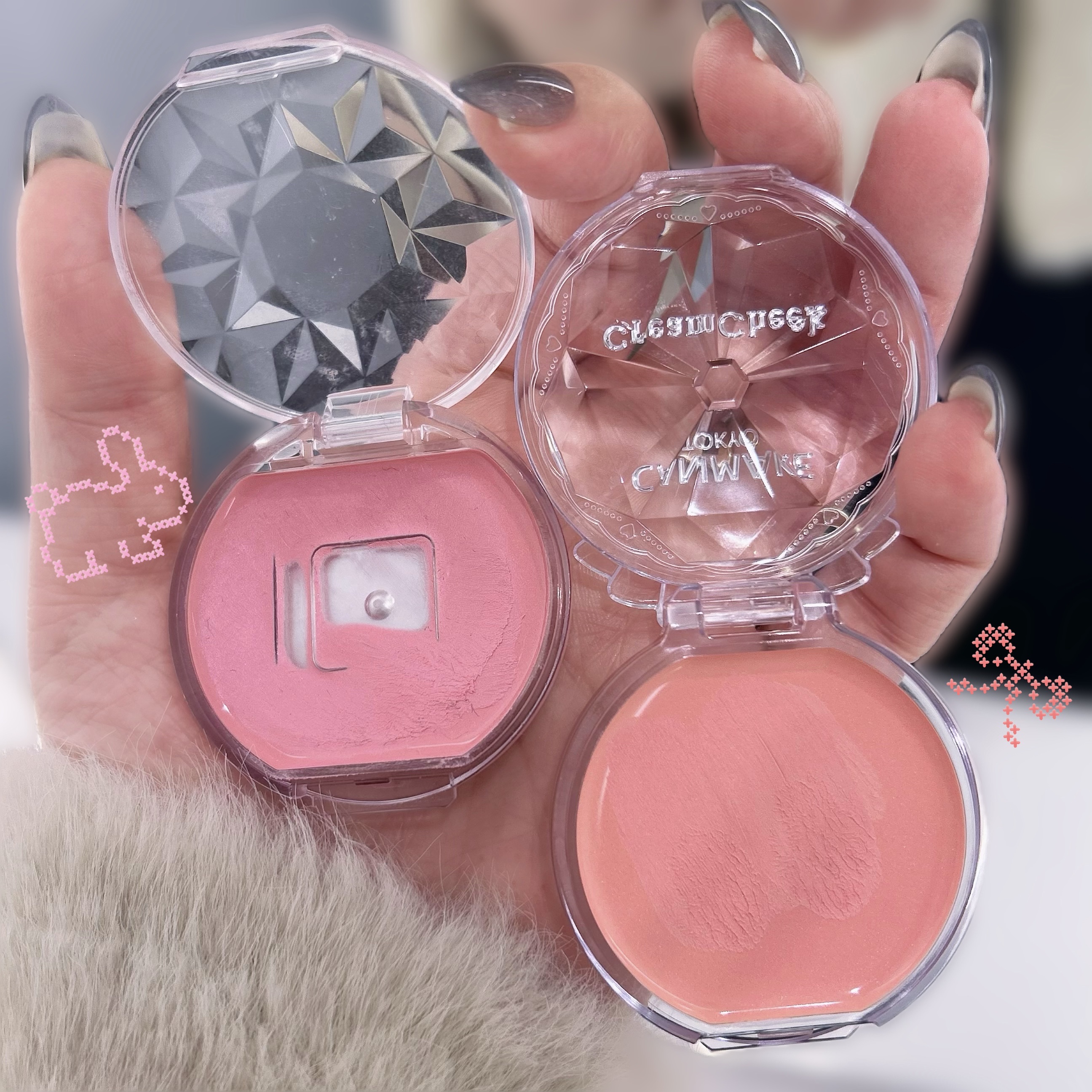 クリームチーク/キャンメイク/ジェル・クリームチークを使ったクチコミ（2枚目）