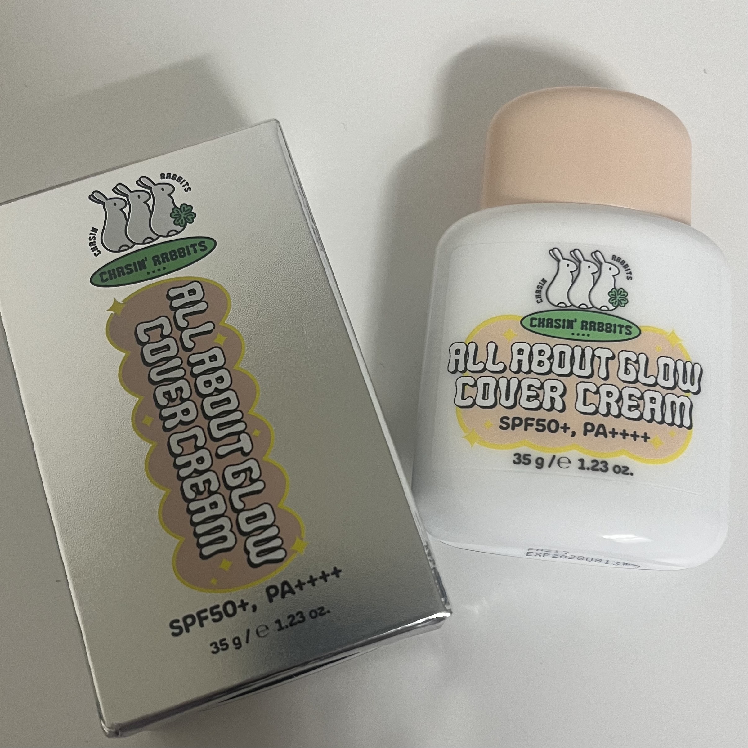 オールアバウトグロウカバークリーム/CHASIN'RABBITS/日焼け止めクリームを使ったクチコミ（1枚目）