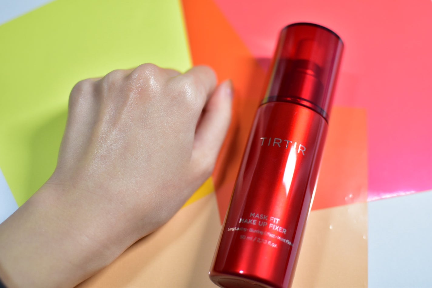 マスクフィット メイクアップフィクサー/TIRTIR(ティルティル)/フィックスミストを使ったクチコミ(2枚目)