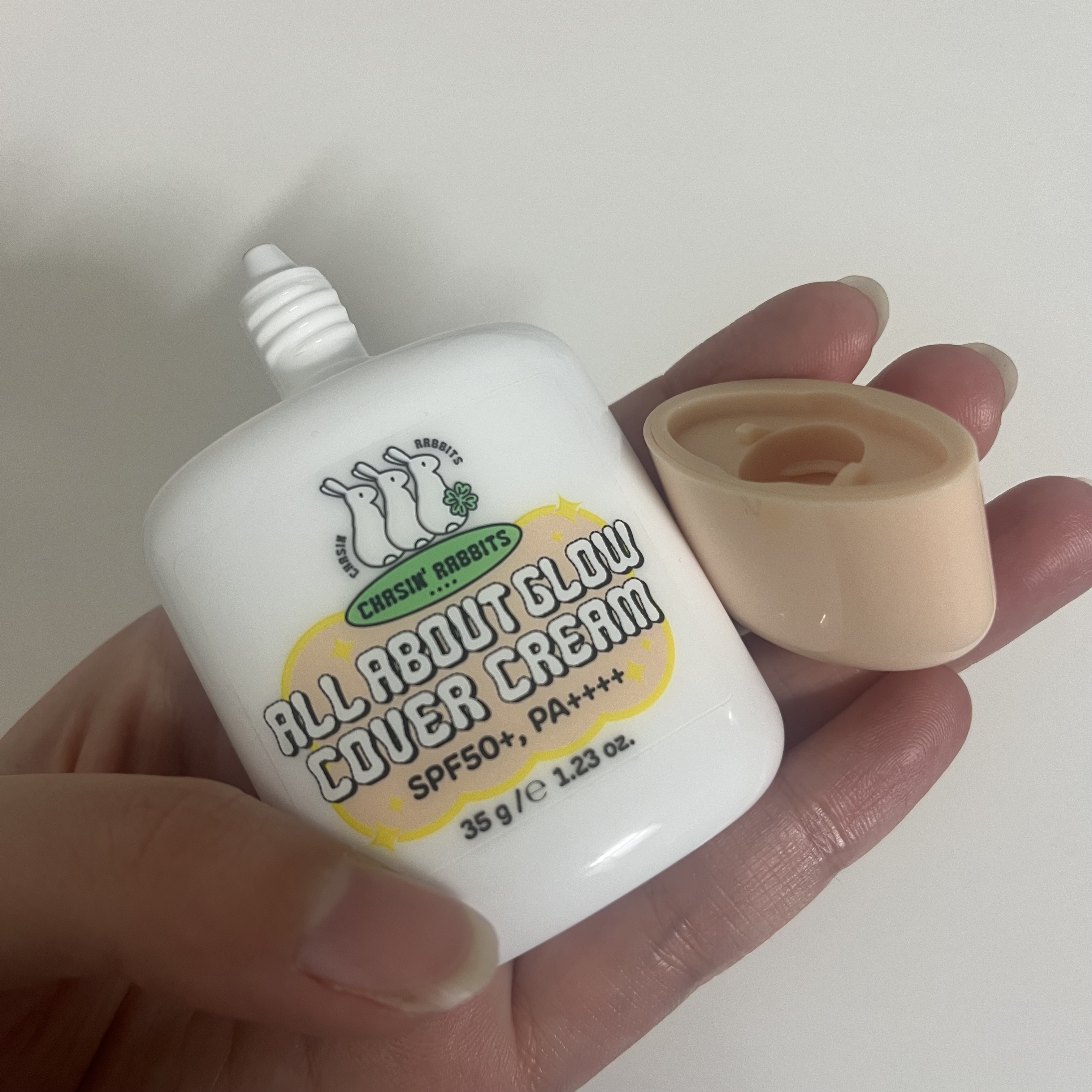 オールアバウトグロウカバークリーム/CHASIN'RABBITS/日焼け止めクリームを使ったクチコミ（2枚目）