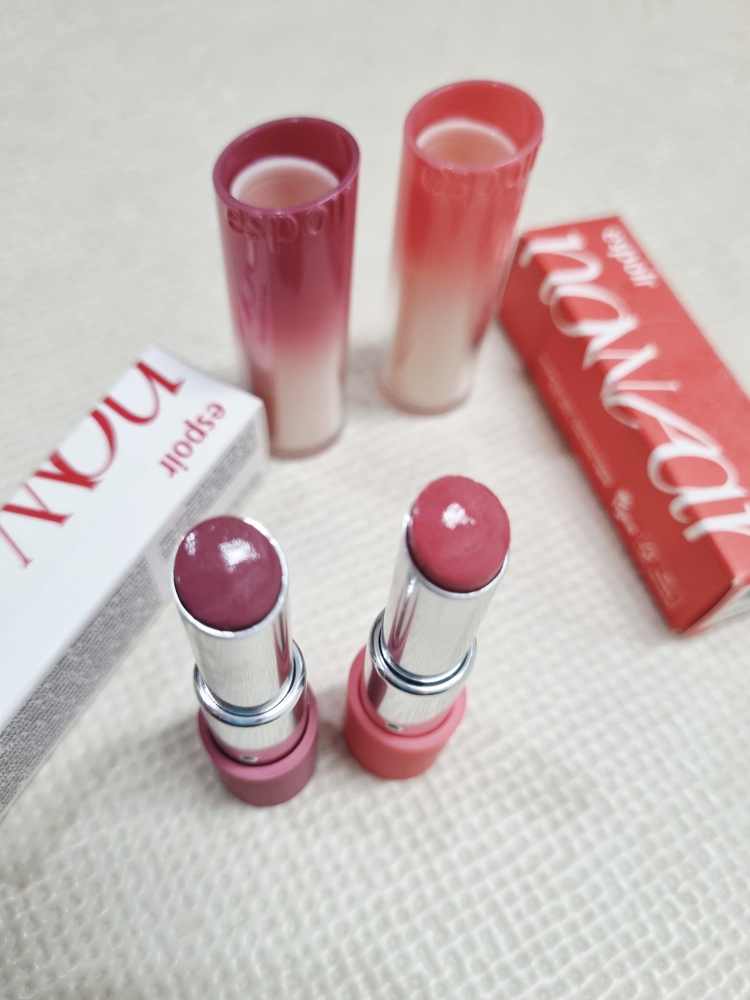 ノーウェアリップスティックバーミンググロー/espoir/口紅を使ったクチコミ（2枚目）