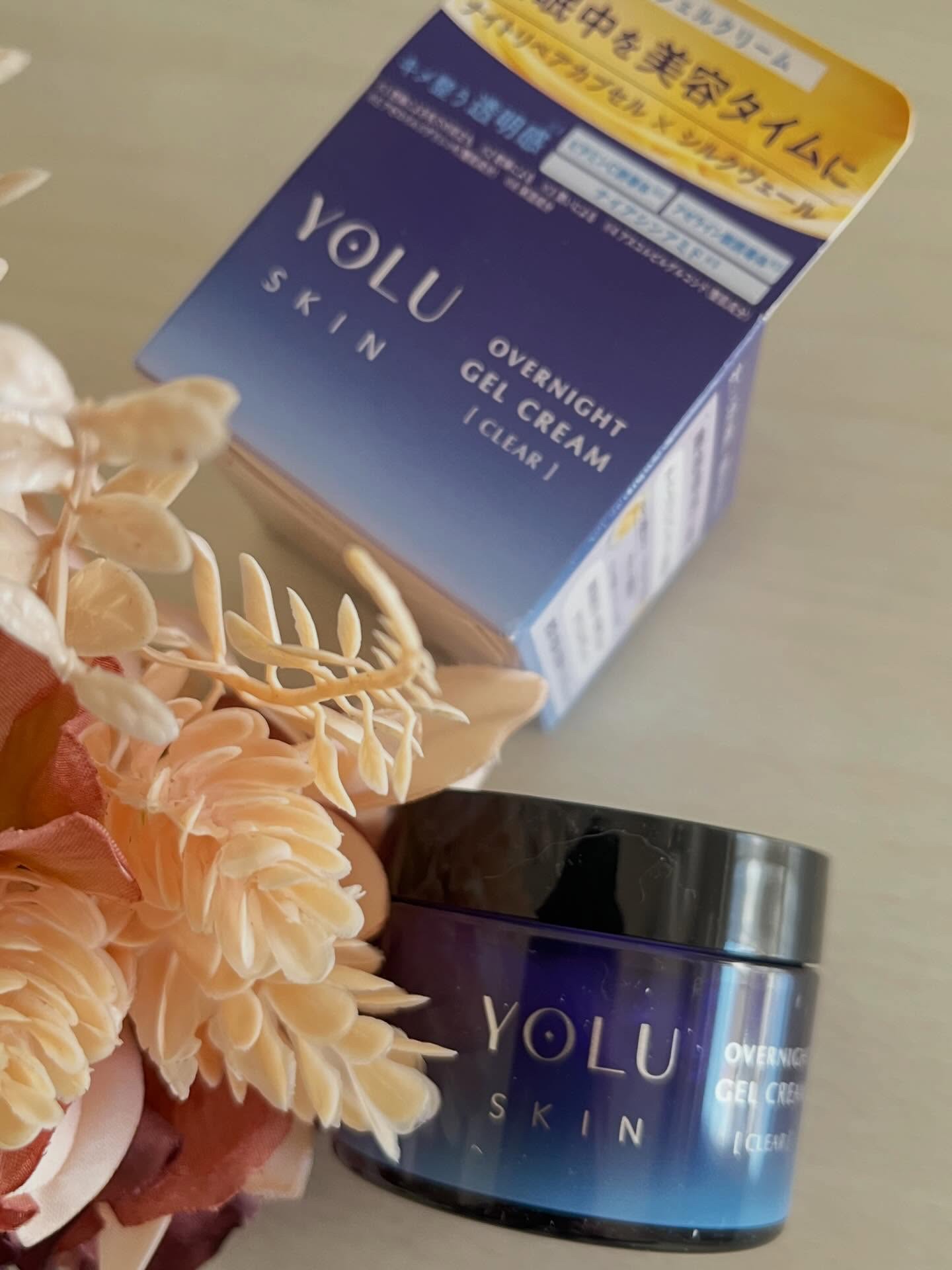 ヨル スキン オーバーナイトジェルクリーム クリア/YOLU/フェイスクリームを使ったクチコミ（1枚目）