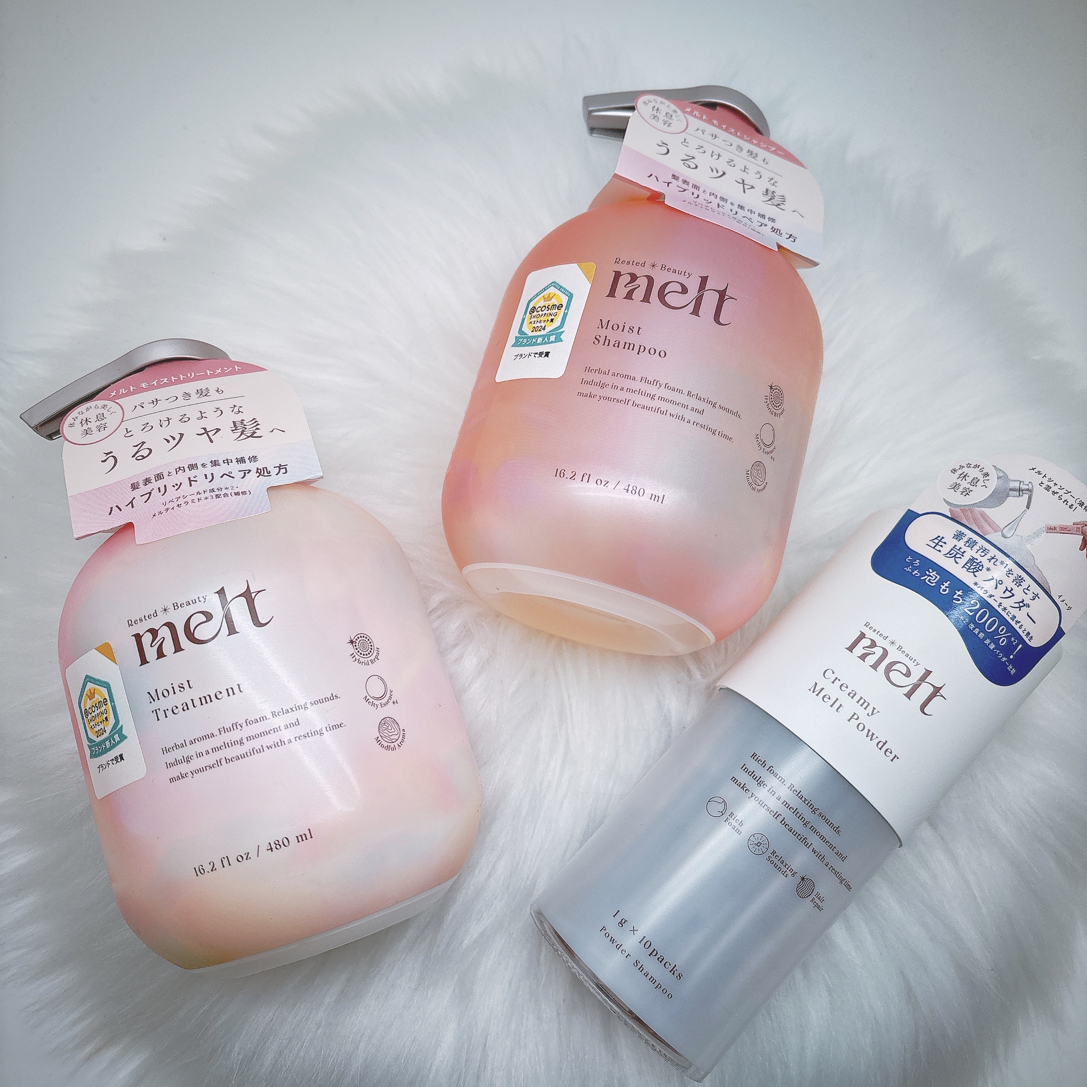 クリーミーメルトパウダー/melt/市販シャンプーを使ったクチコミ（1枚目）