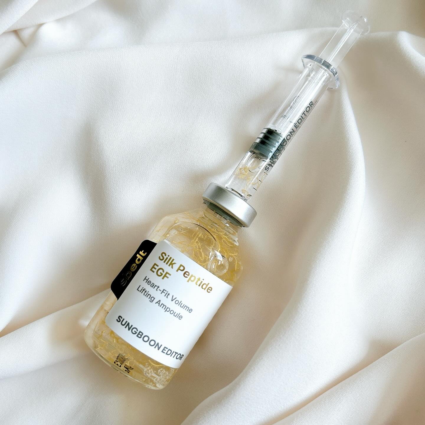 シルク ペプチド EGF ハートフィットボリューム リフティング アンプル/SUNGBOON EDITOR（成分エディター）/美容液を使ったクチコミ（3枚目）
