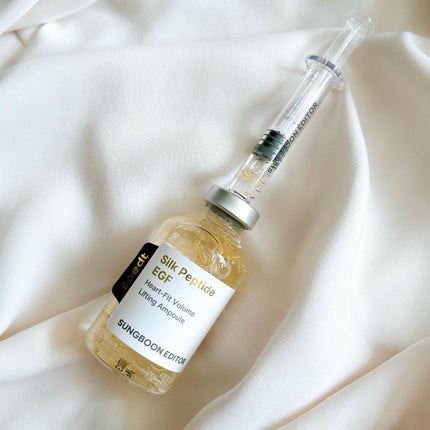シルク ペプチド EGF ハートフィットボリューム リフティング アンプル/SUNGBOON EDITOR(成分エディター)/美容液を使ったクチコミ(3枚目)