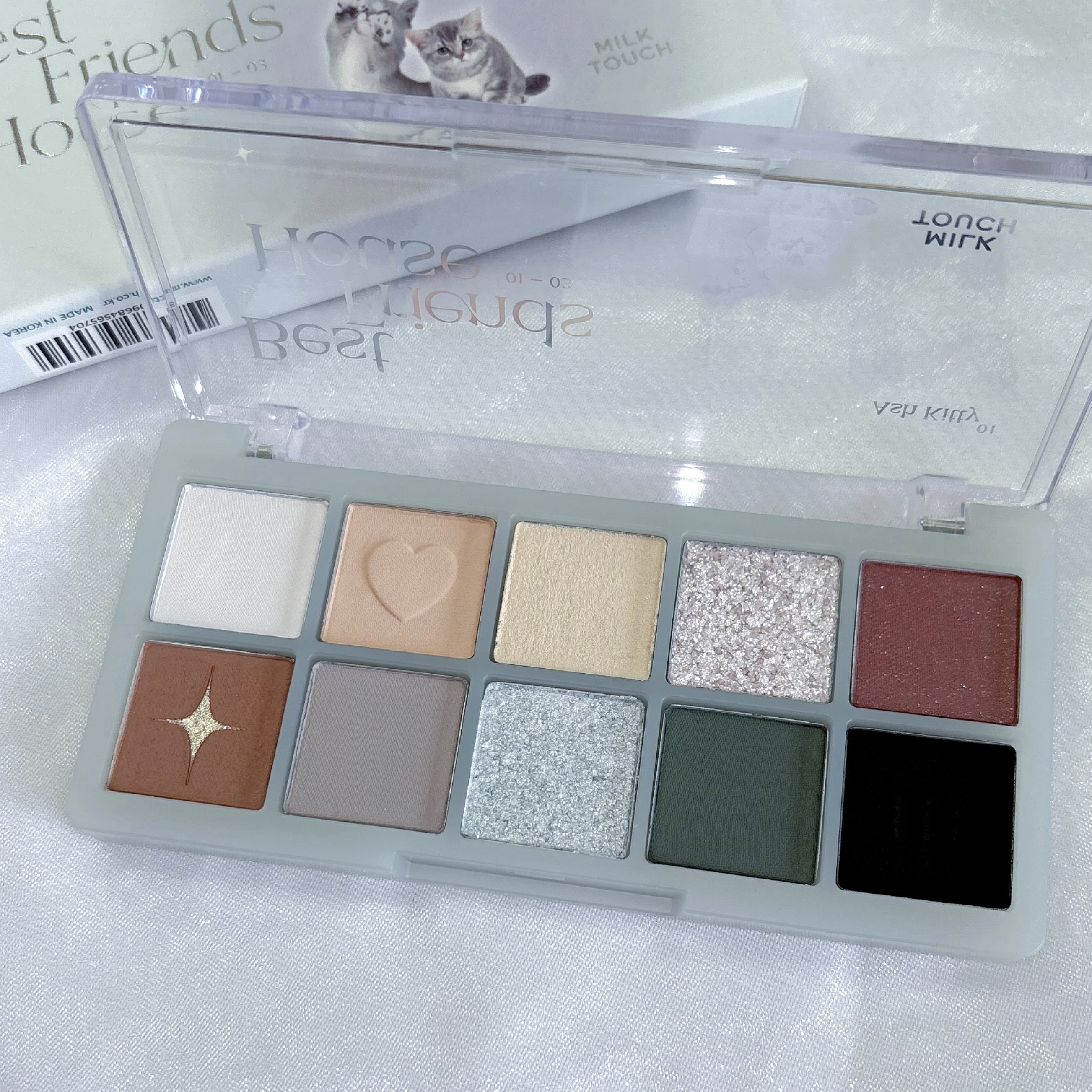 ビーマイベストフレンズハウスパレット/Milk Touch/アイシャドウパレットを使ったクチコミ（2枚目）