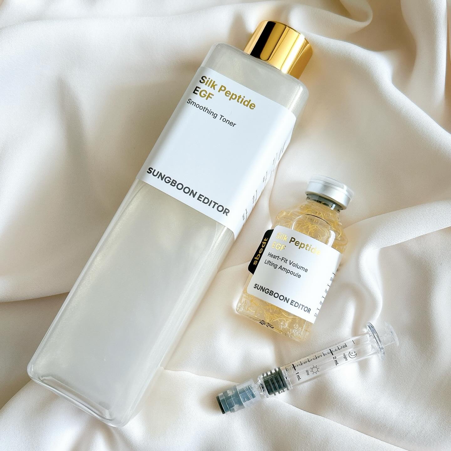 シルク ペプチド EGF ハートフィットボリューム リフティング アンプル/SUNGBOON EDITOR（成分エディター）/美容液を使ったクチコミ（2枚目）