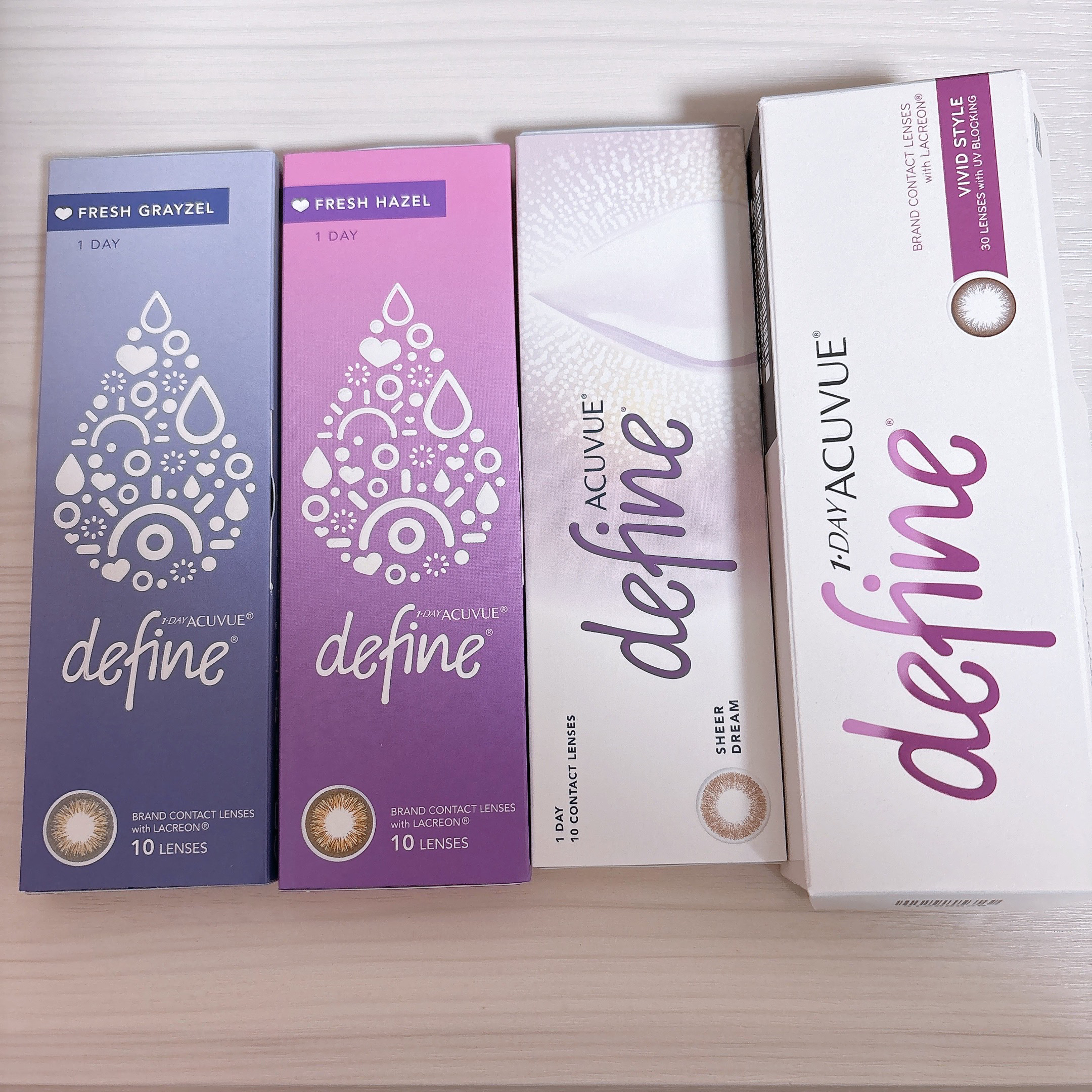 ワンデーアキュビュー®ディファイン®モイスト®　<フレッシュシリーズ>/アキュビュー® ディファイン®/ワンデー（１DAY）カラコンを使ったクチコミ（1枚目）