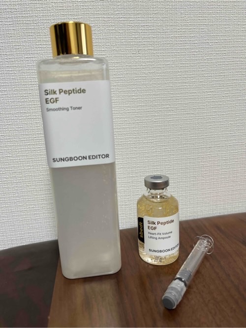 シルクペプチドインテンシブリフティングアンプル/SUNGBOON EDITOR（成分エディター）/美容液を使ったクチコミ（1枚目）