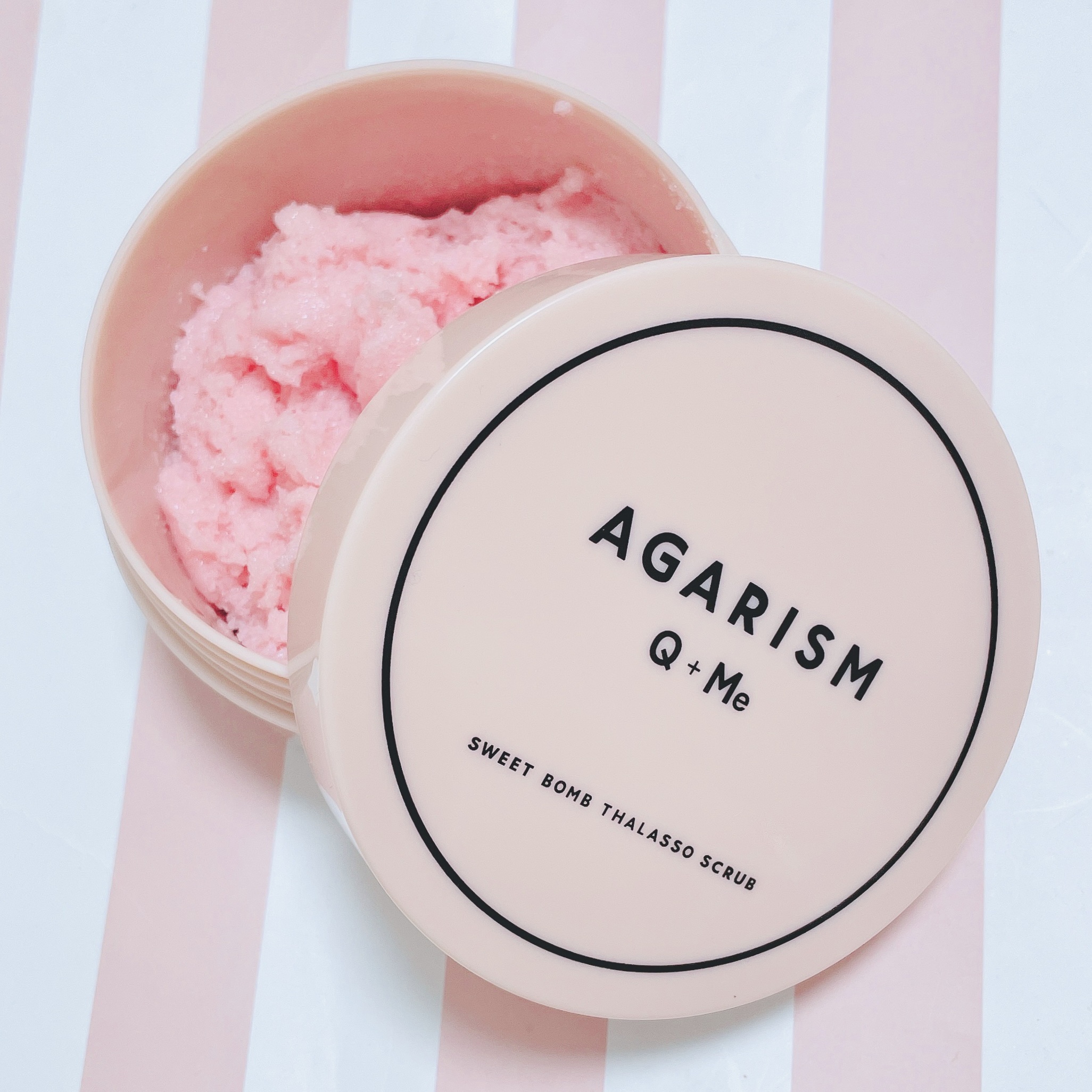 Q+Me スウィート ボム タラソ スクラブ/AGARISM/バストケア・ヒップケアを使ったクチコミ（1枚目）