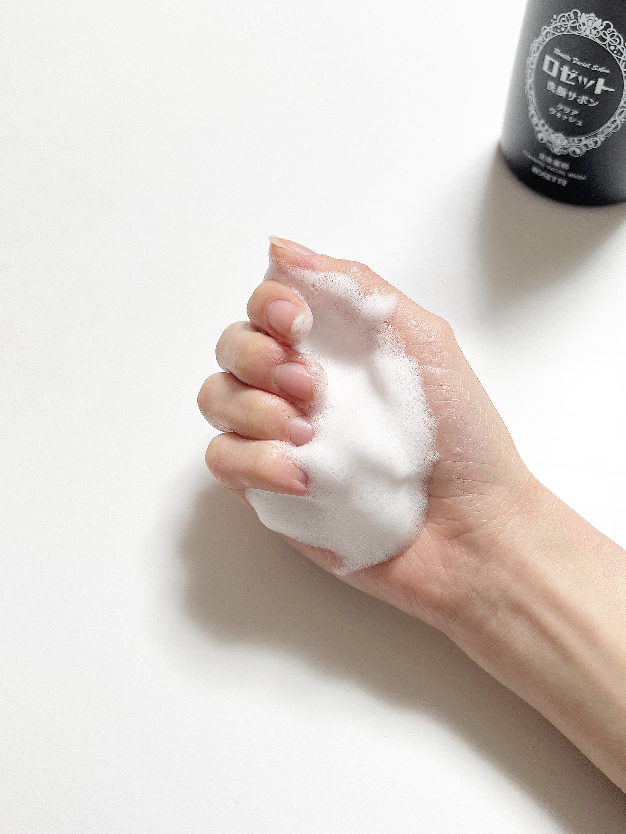 ロゼット洗顔サボン クリアウォッシュ/ロゼット/泡洗顔を使ったクチコミ（2枚目）