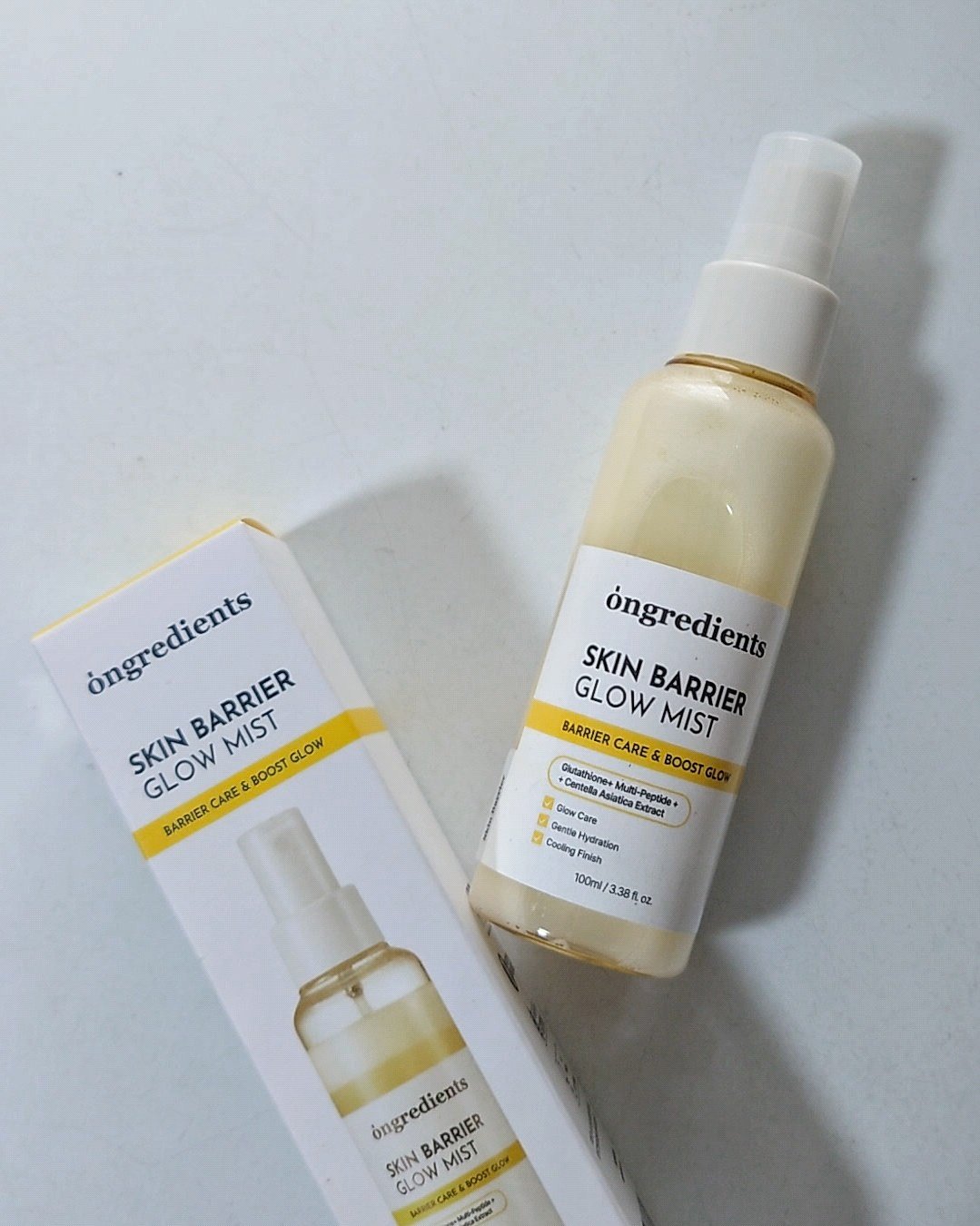 オングリディエンツ スキンバリアグローミスト/Ongredients/ミスト状化粧水を使ったクチコミ（1枚目）
