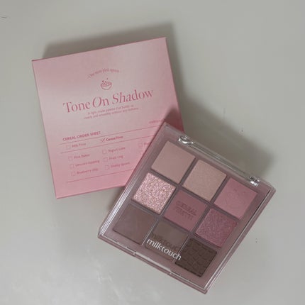 トーンオンシャドウパレット 02 ワンモアピンクスプーン(One more pink spoon)/Milk Touch/アイシャドウパレットの画像