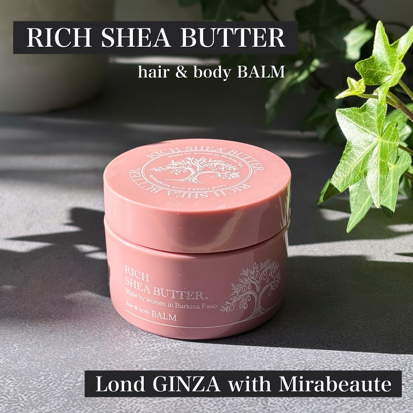 ロンドGINZAwithミラボーテ リッチバターバーム/ロンドGINZAwithミラボーテ/ヘアバームを使ったクチコミ（1枚目）