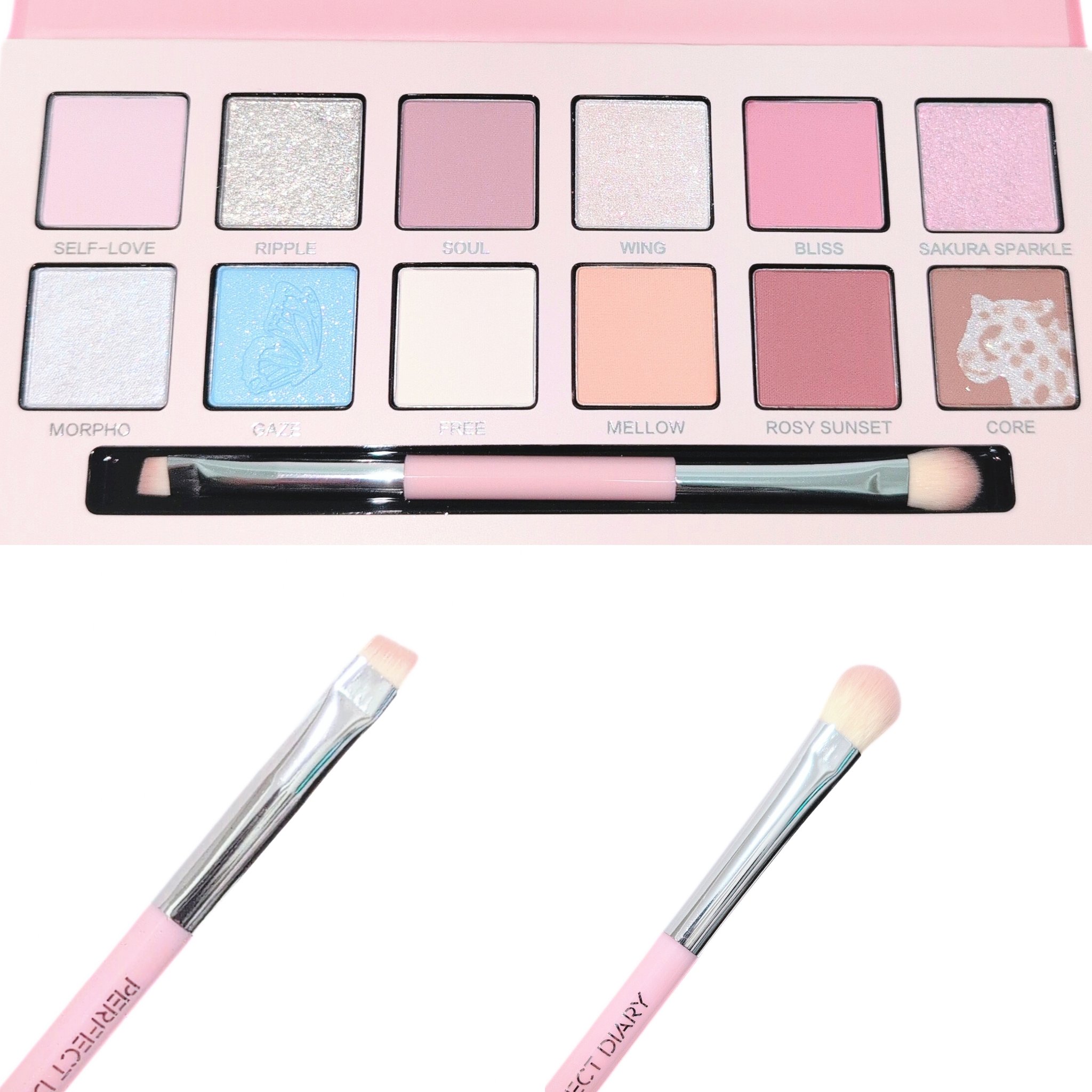 エクスプローラ12色 動物アイシャドウパレット/PERFECT DIARY/アイシャドウパレットを使ったクチコミ（2枚目）