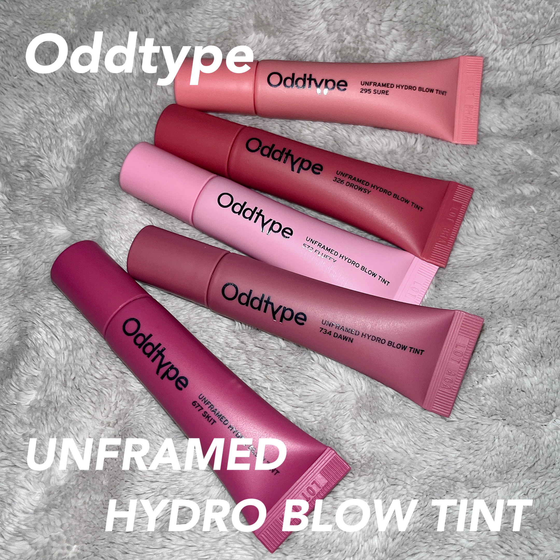 アンフレームドハイドロブロウティント/Oddtype/リップティントを使ったクチコミ（1枚目）