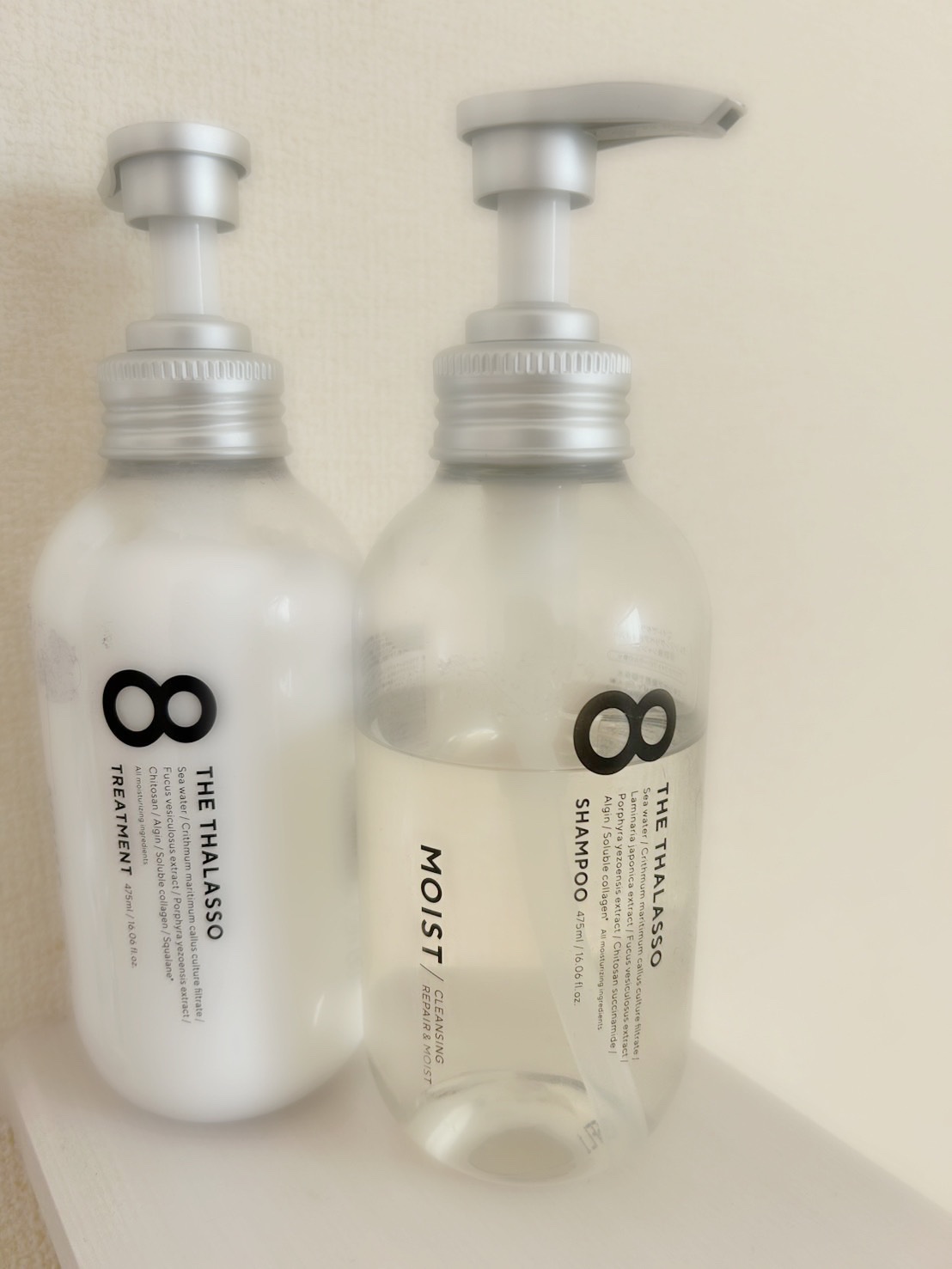 エイトザタラソ クレンジングリペア＆モイスト 美容液シャンプー/ディープリペア＆アクアモイスト 美容液トリートメント/エイトザタラソ/市販シャンプーを使ったクチコミ（1枚目）