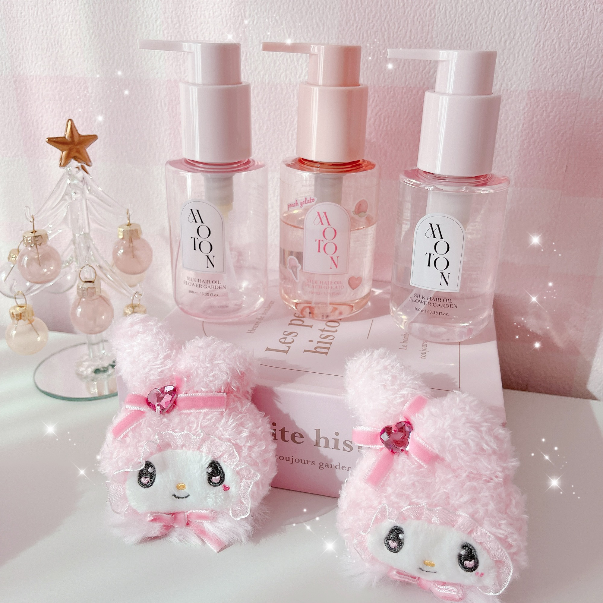 MOTON シルクヘアオイル フラワーガーデン/MOTON/ヘアオイルを使ったクチコミ（3枚目）