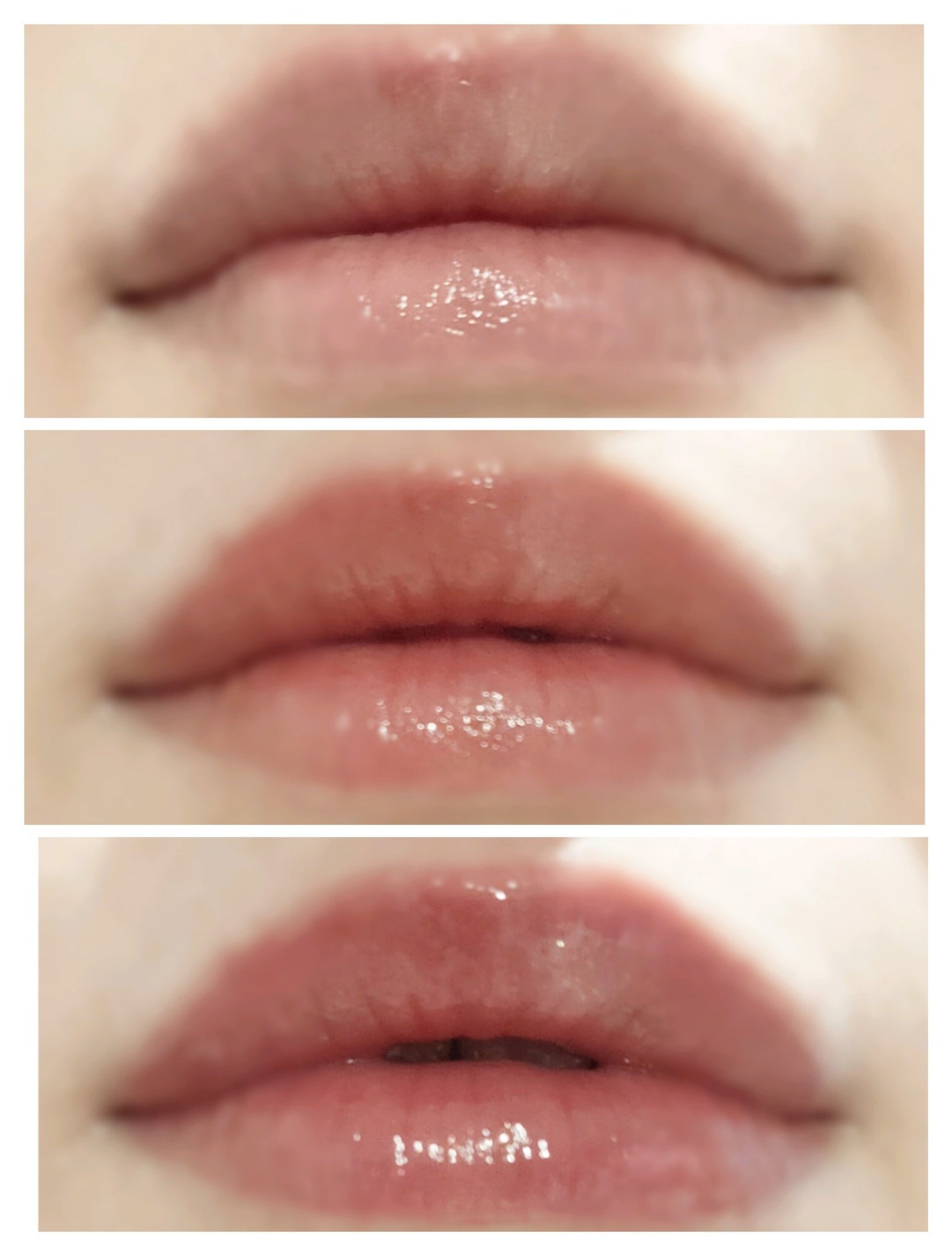 ラスティンググロスリップ/CEZANNE/口紅を使ったクチコミ(4枚目)