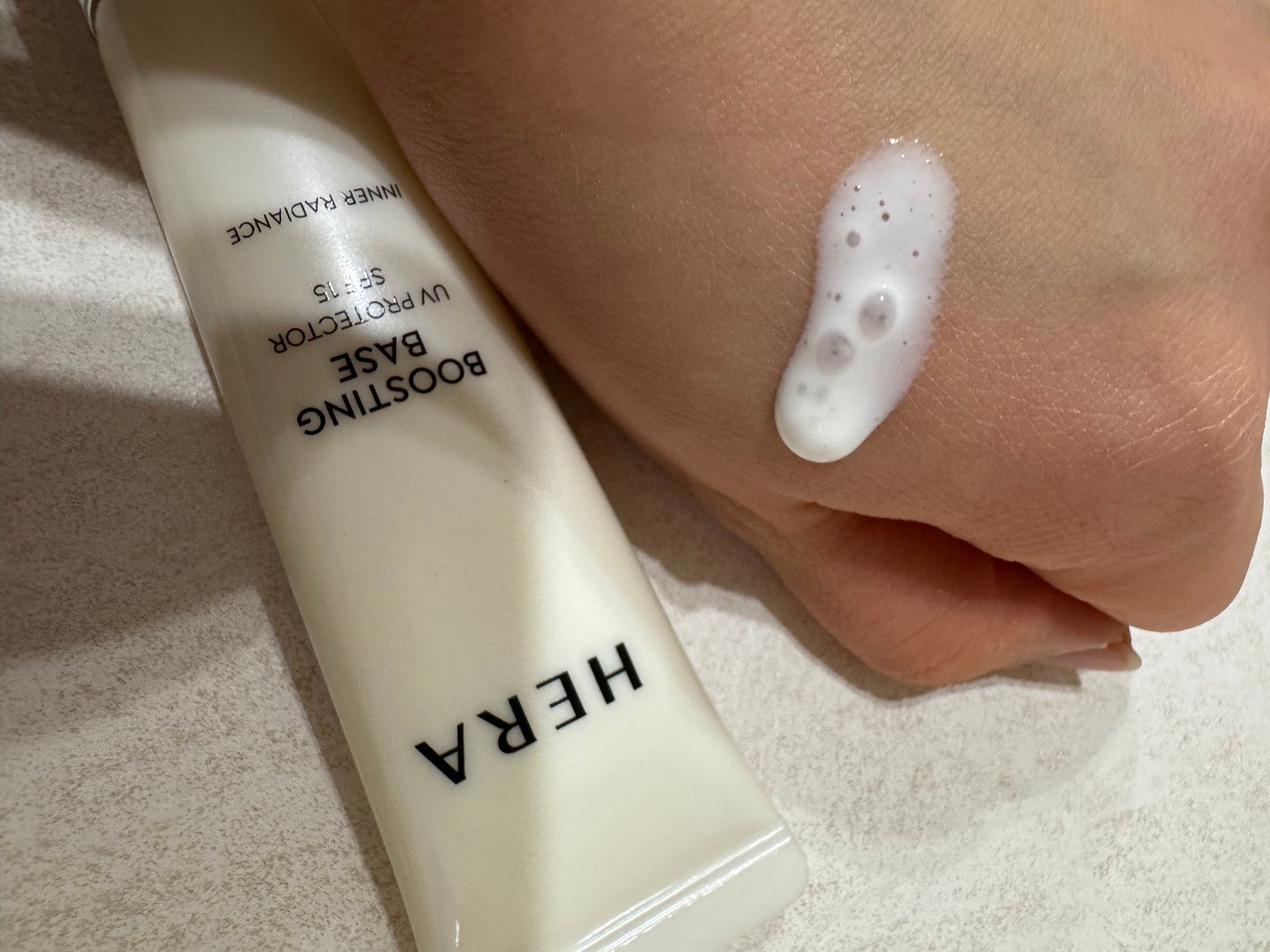 ブースティングベースUVプロテクター/HERA/化粧下地を使ったクチコミ(5枚目)
