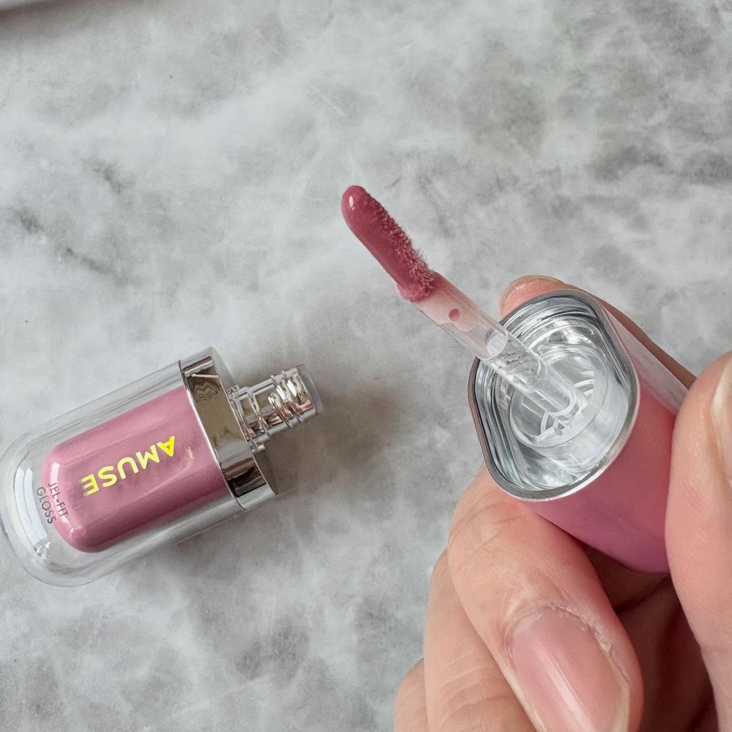 ジェルフィットグロス/AMUSE/リップグロスを使ったクチコミ（3枚目）