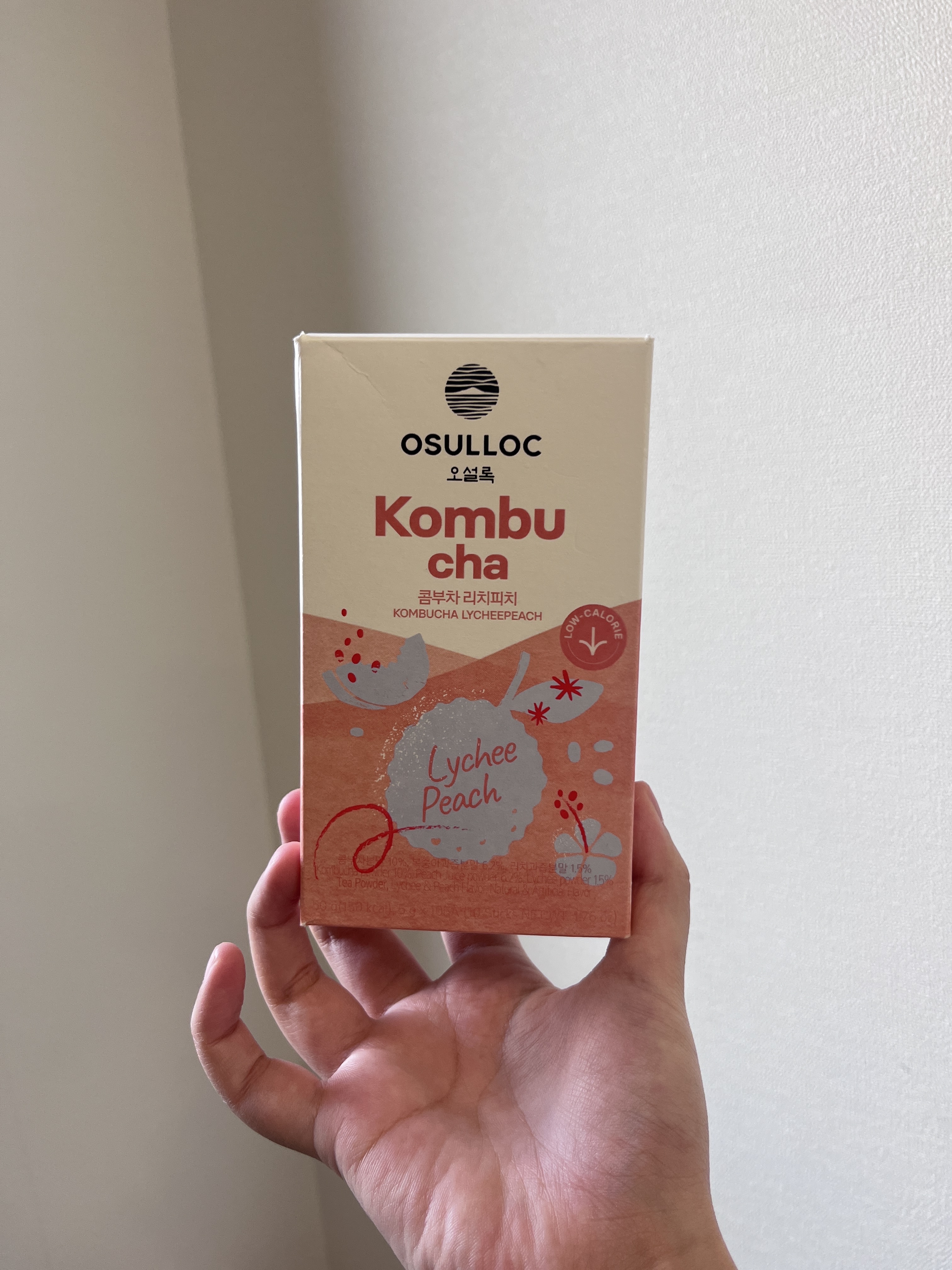 コンブチャ ライチピーチ/OSULLOC/コンブチャを使ったクチコミ（1枚目）