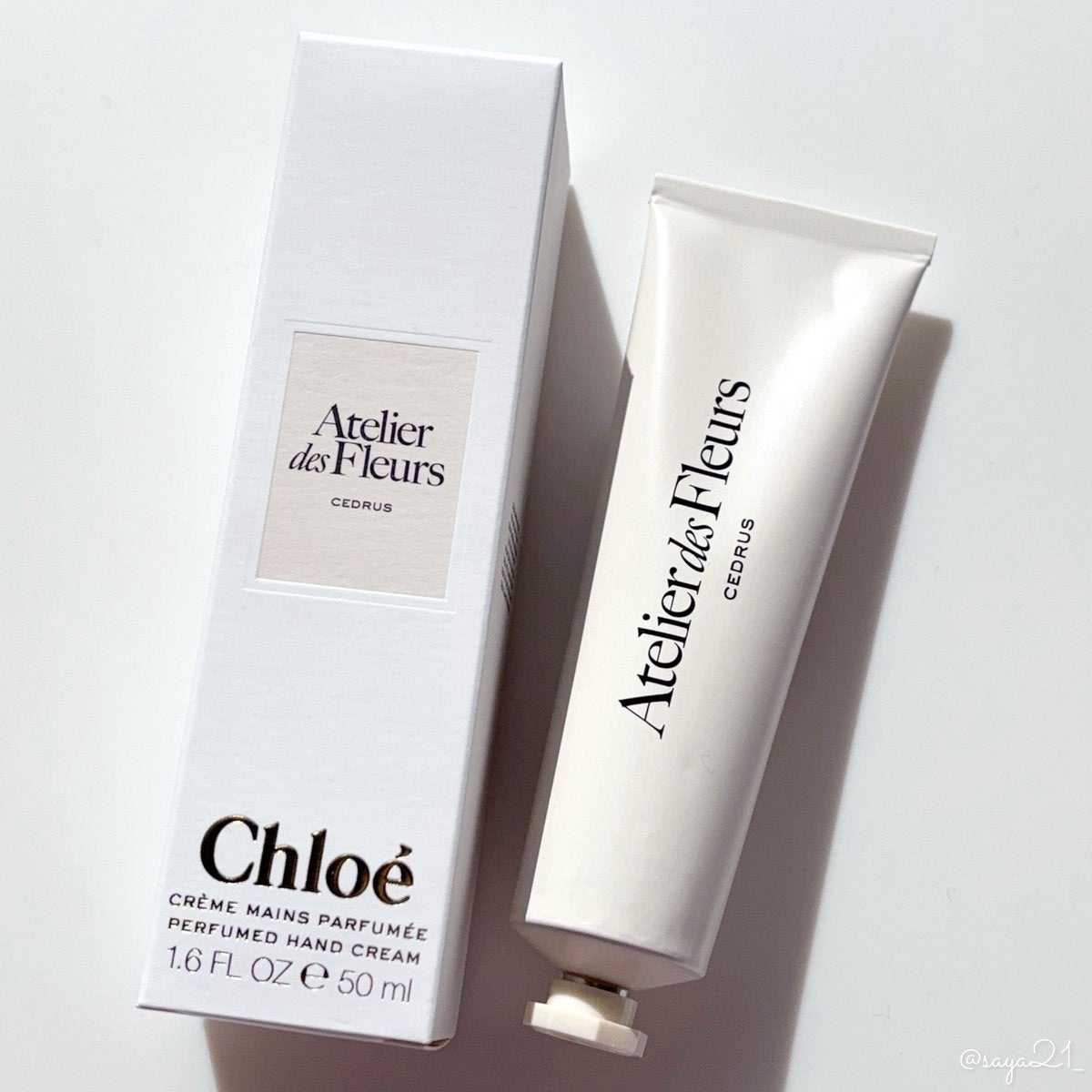 クロエ アトリエ デ フルール パフュームド ハンドクリームシダー/クロエ/ハンドクリームを使ったクチコミ（1枚目）