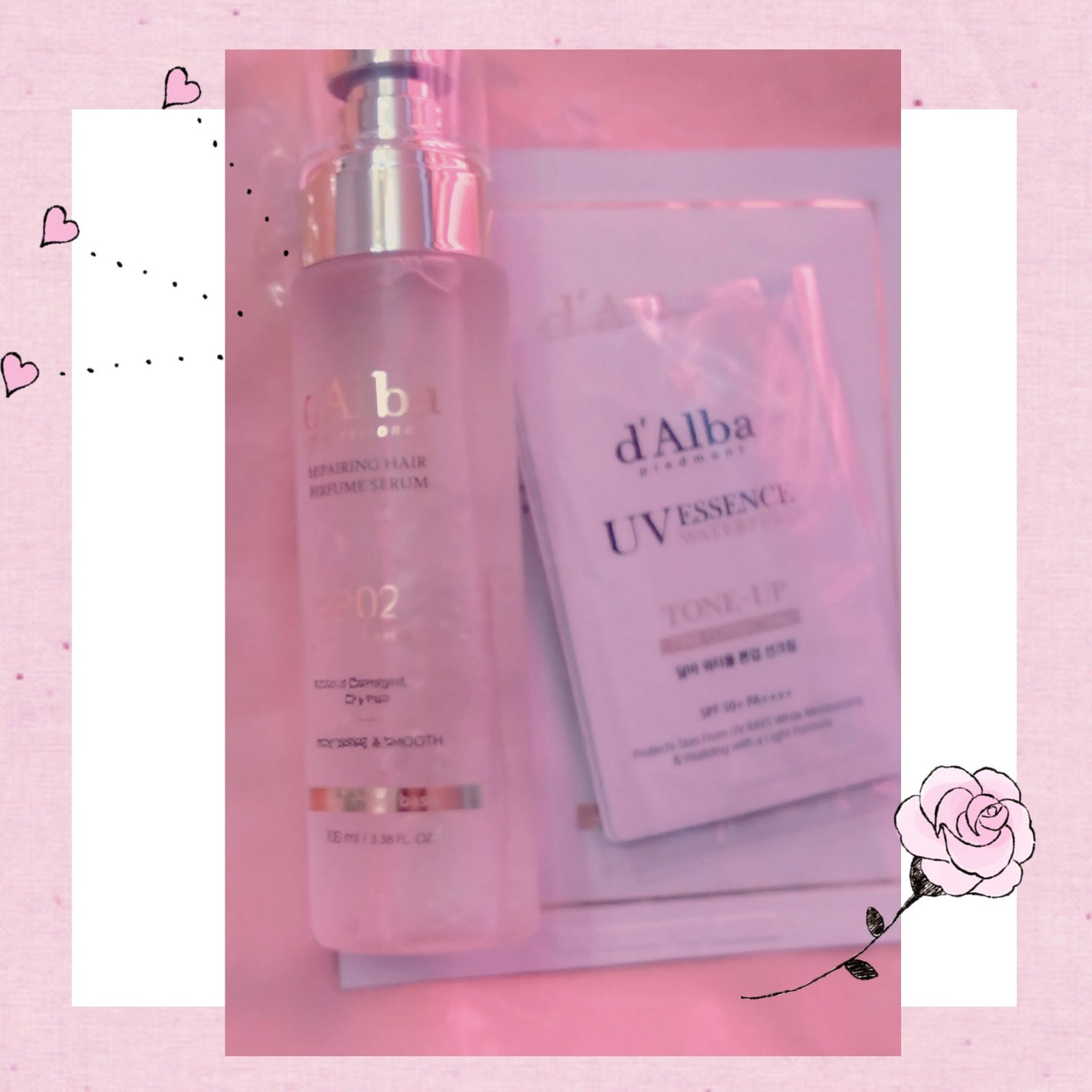 プロフェッショナルリペアリングヘアパフュームセラム/ダルバ/ヘアミストを使ったクチコミ(1枚目)