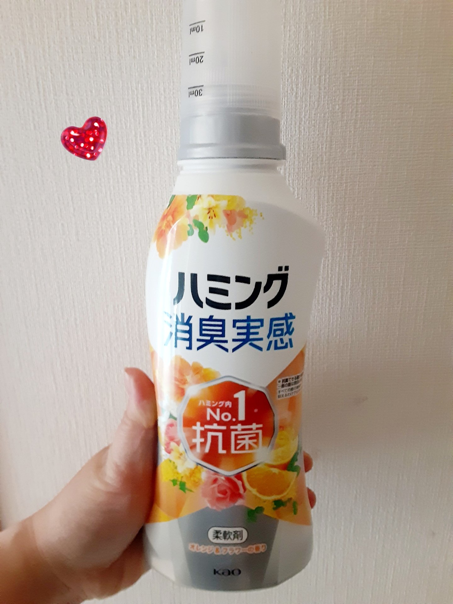 ハミング ハミング 消臭実感 金木犀の香りのクチコミ「
🍀Kao🍀
💜ハミング消臭実感💜
￥

オレンジ&フラワーの香り🍊

とっても気に入りました.....」（1枚目）