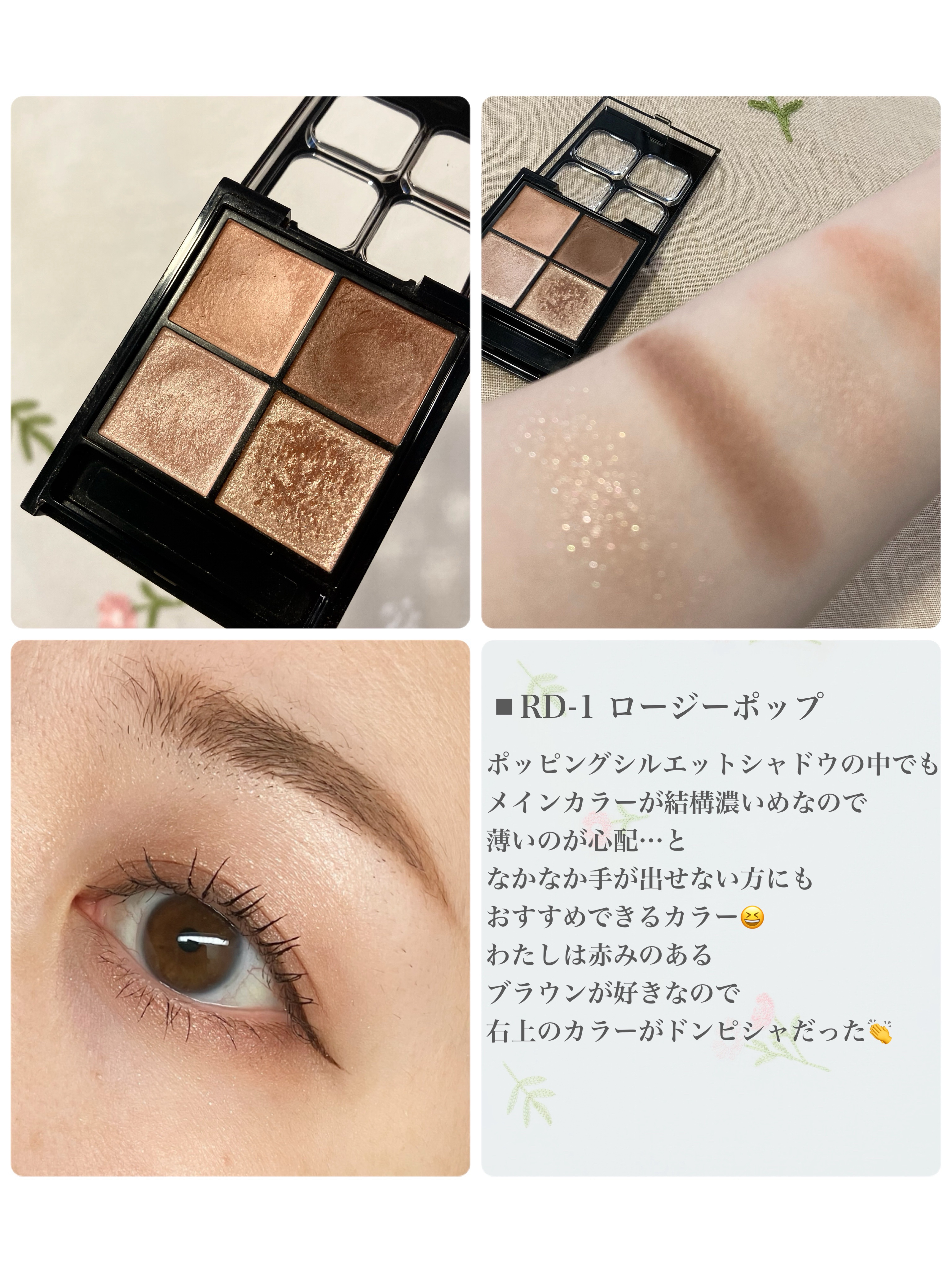 ケイト ポッピングシルエットシャドウ/KATE/アイシャドウパレットを使ったクチコミ（3枚目）