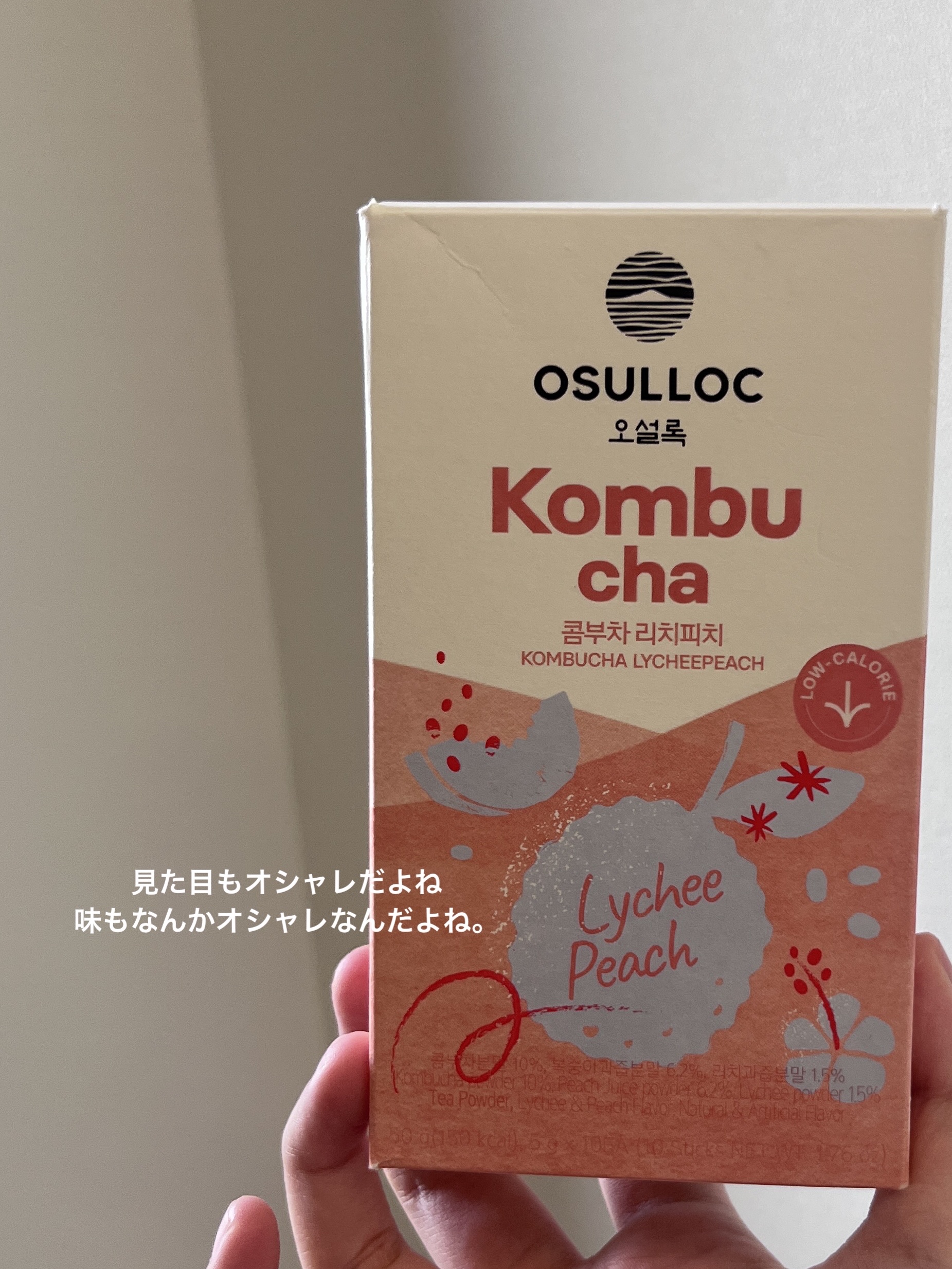 コンブチャ ライチピーチ/OSULLOC/コンブチャを使ったクチコミ（2枚目）