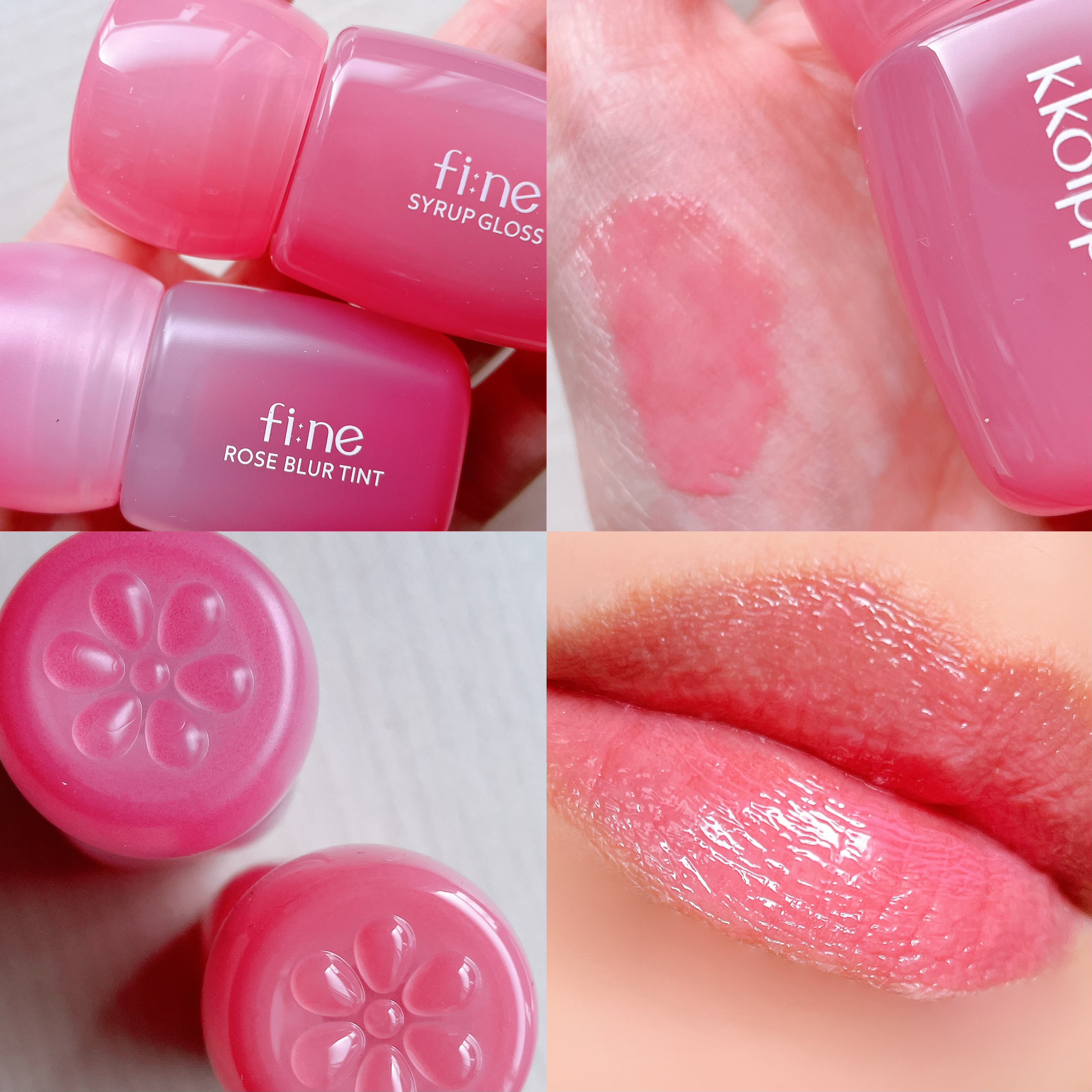 ピネローズブラーティント/kkotppang/リップティントを使ったクチコミ（2枚目）