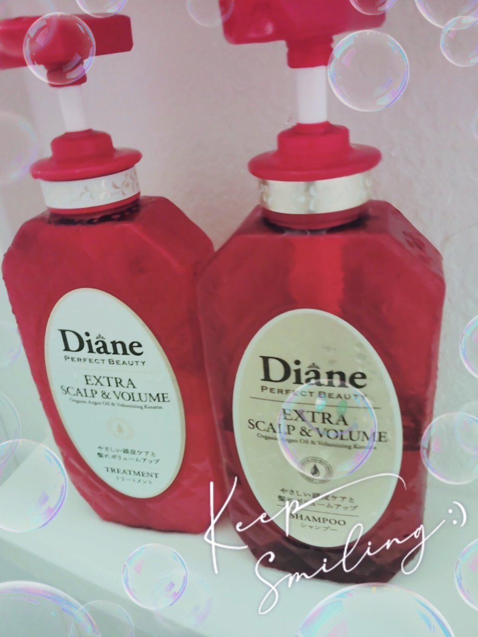 パーフェクトビューティー エクストラスカルプ＆ボリューム　シャンプー＆トリートメント/ダイアン/市販シャンプーを使ったクチコミ（1枚目）