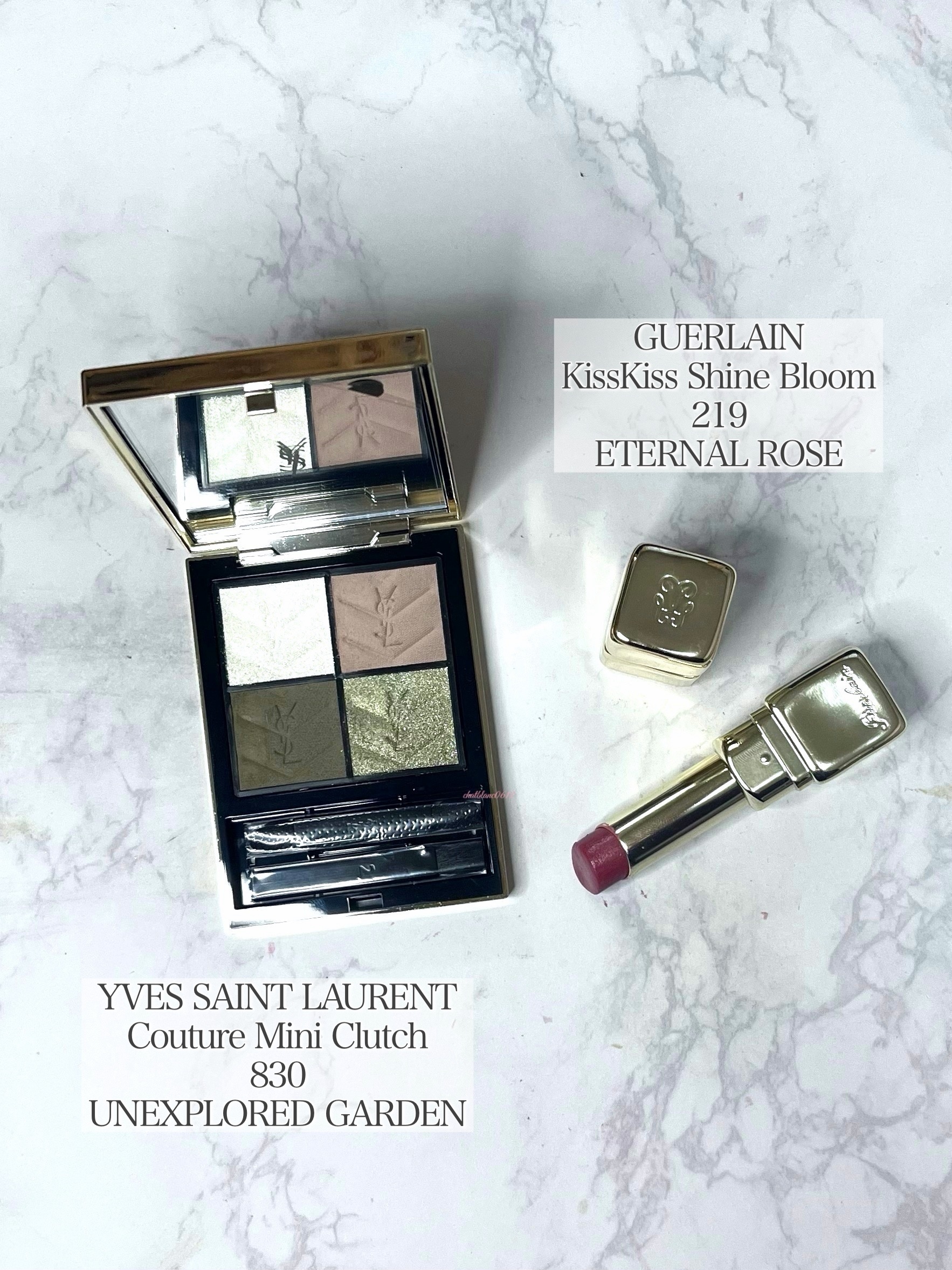 クチュール ミニ クラッチ/YVES SAINT LAURENT BEAUTE/アイシャドウパレットを使ったクチコミ（3枚目）