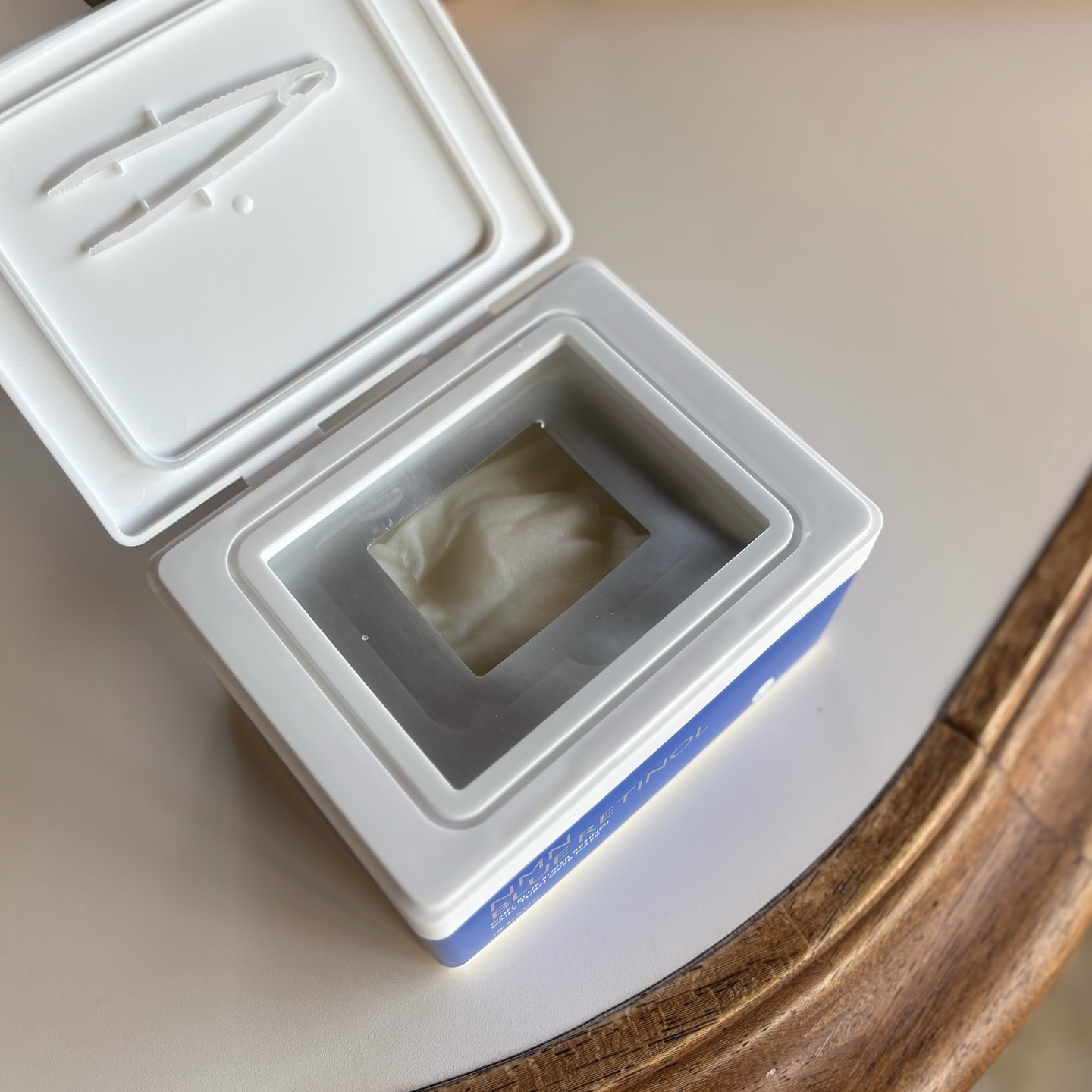 NMNブルースーパーレチノールデイリーターンオーバーマスク/Milk Touch/シートマスク・パックを使ったクチコミ（3枚目）