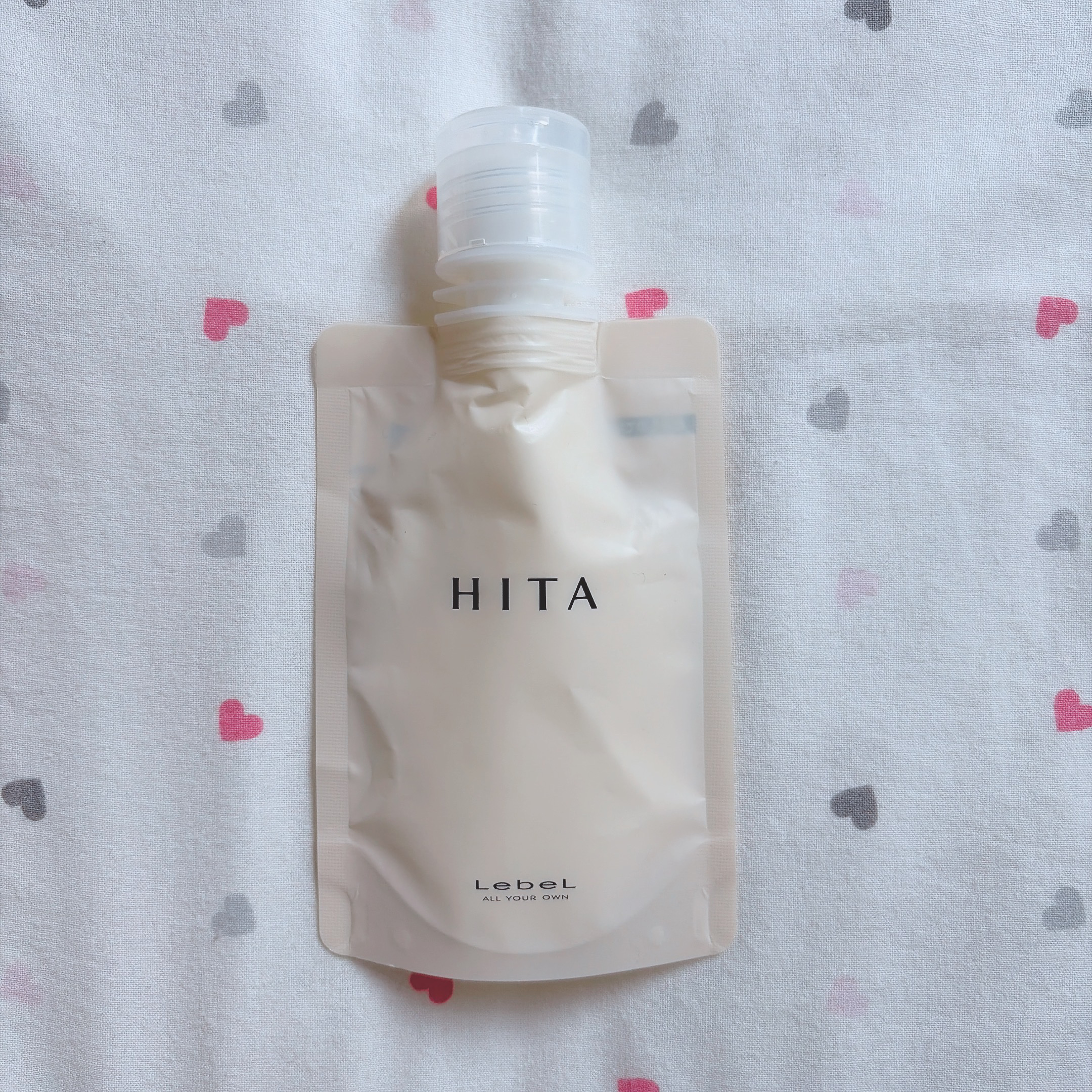 LebeL ヒタ トリートメントのクチコミ「【HITAトリートメント】

広がる・ザラつくクセ毛を毛先までなめらかにおさめる
潤い補充の美.....」（1枚目）