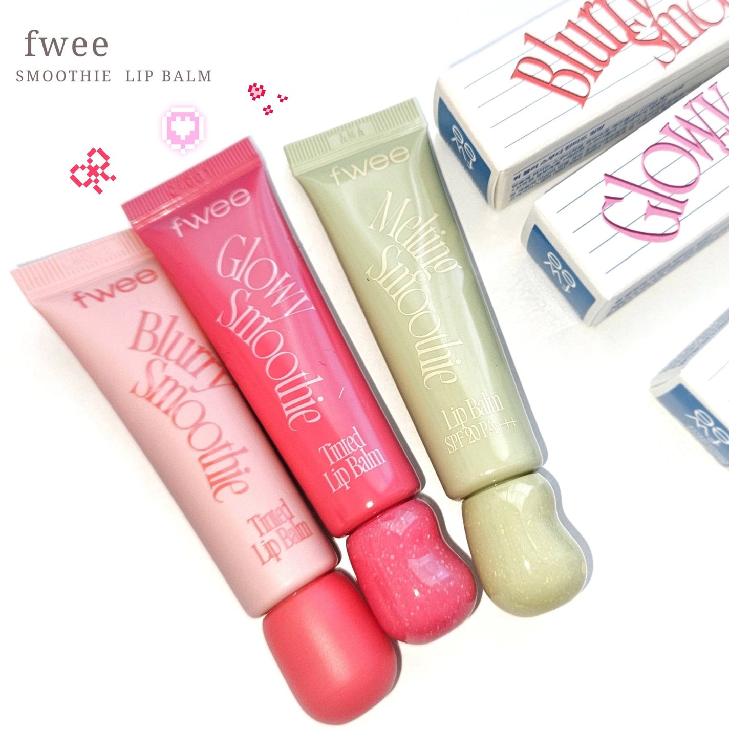 ブラースムージーリップバーム/fwee/リップバームを使ったクチコミ(2枚目)