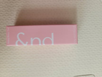 アンドバイロムアンド グラッシーボムティント/&nd by rom&nd/リップティントを使ったクチコミ(1枚目)