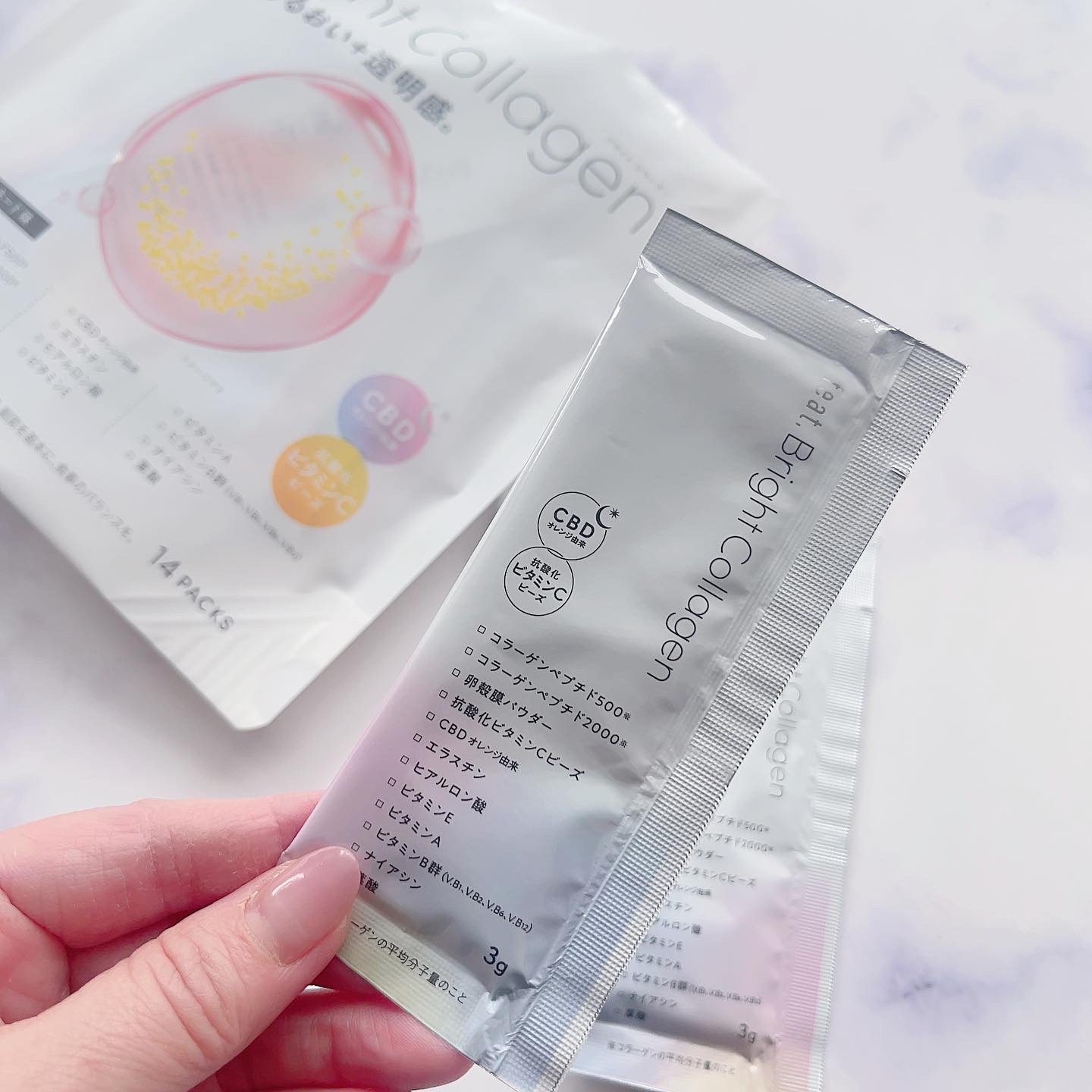 ブライト コラーゲン/Feat./美容サプリメントを使ったクチコミ（3枚目）