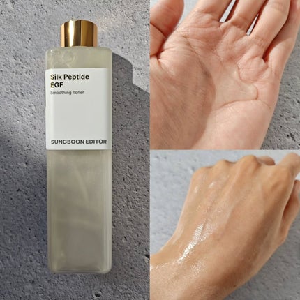 シルクペプチドEGFスムージングトナー/SUNGBOON EDITOR(成分エディター)/化粧水を使ったクチコミ(2枚目)