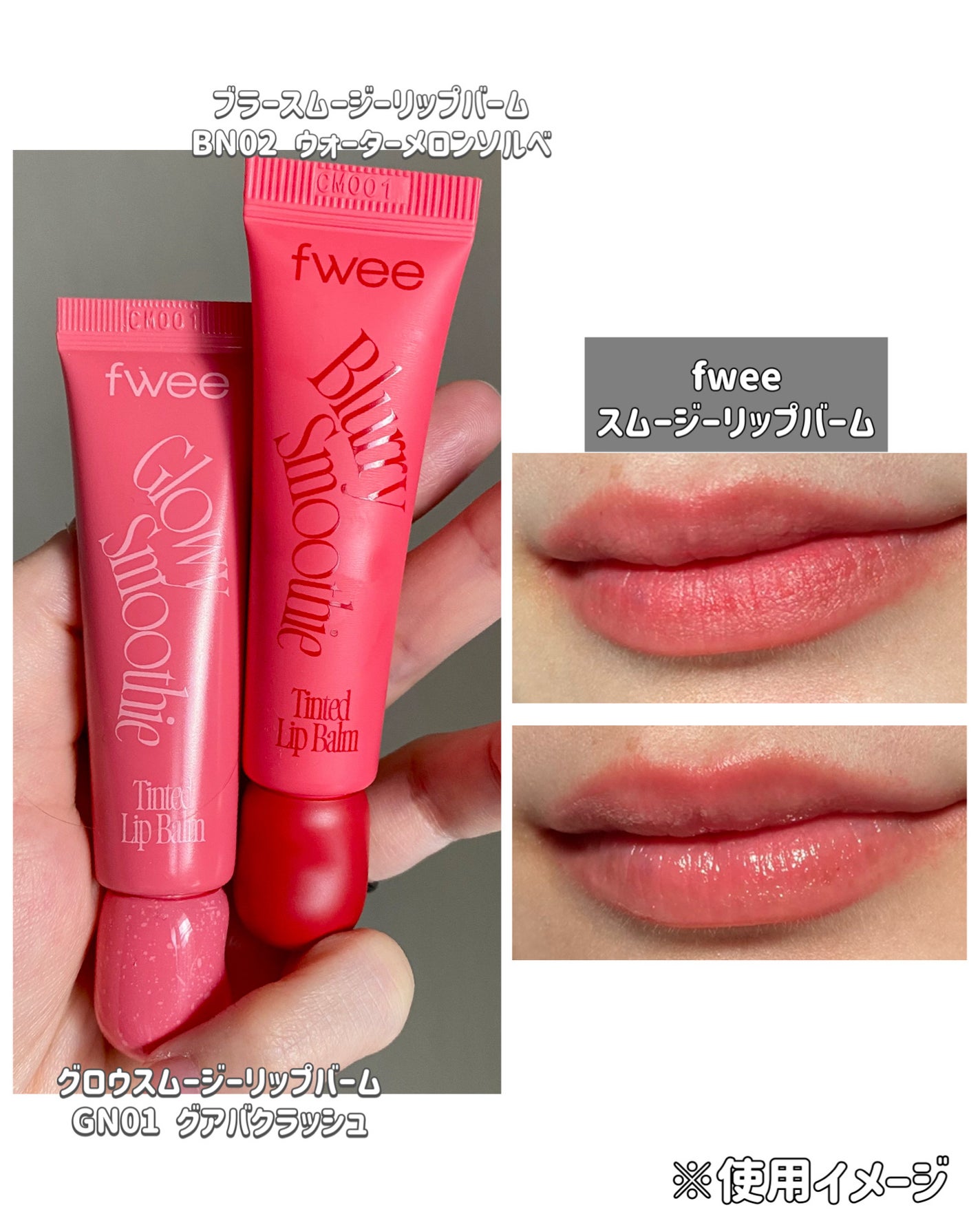 フィー ブラースムージーリップバーム BN02 ウォーターメロンソルベ