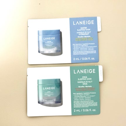 シカスリーピングマスク N/LANEIGE/フェイスクリームを使ったクチコミ(1枚目)