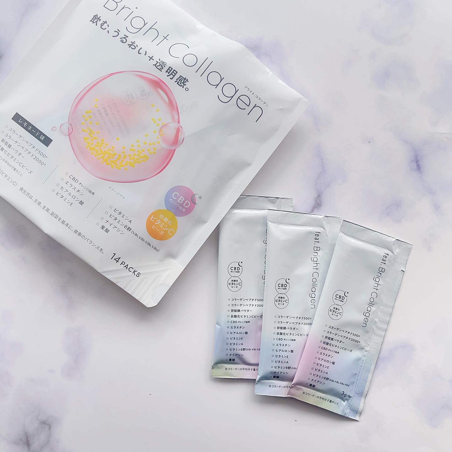 ブライト コラーゲン/Feat./美容サプリメントを使ったクチコミ（2枚目）