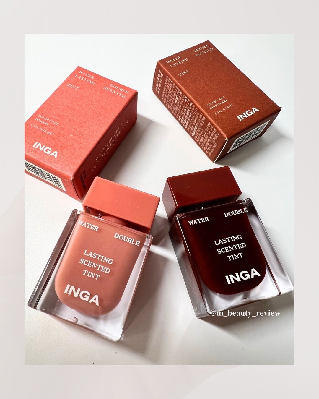 ウォーターダブルラスティングセンティッドティント/INGA/リップティントを使ったクチコミ(6枚目)