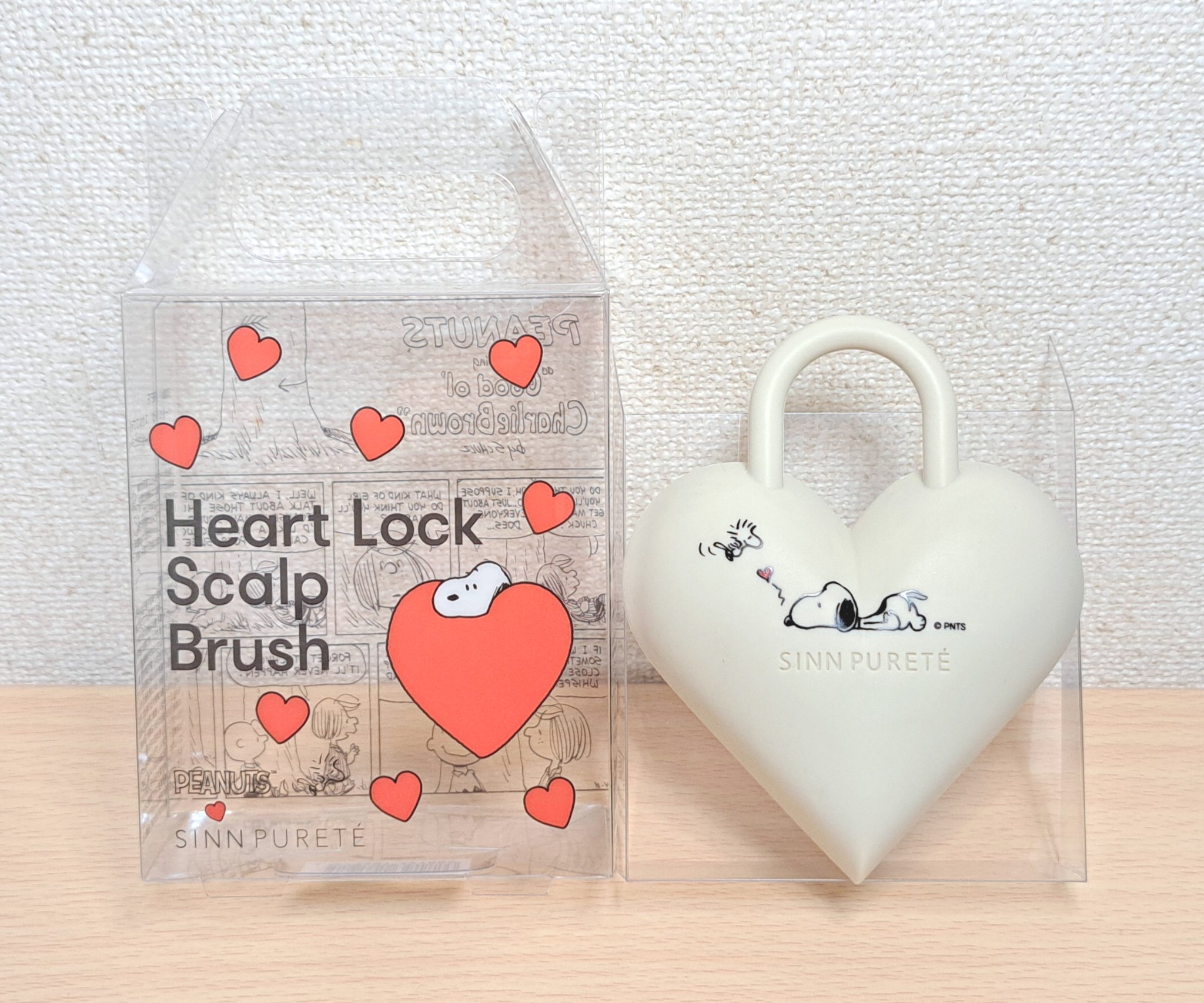 ハートロック スカルプブラシ/SINN PURETÉ/スカルプブラシを使ったクチコミ（1枚目）