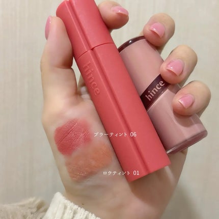 ニュー・ブラーティント/hince/リップティントを使ったクチコミ(1枚目)