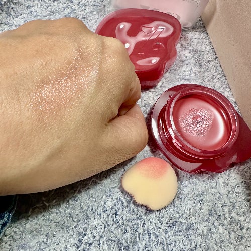 バーミーパフポットリップアンドチーク/%Recipe/ジェル・クリームチークを使ったクチコミ(2枚目)